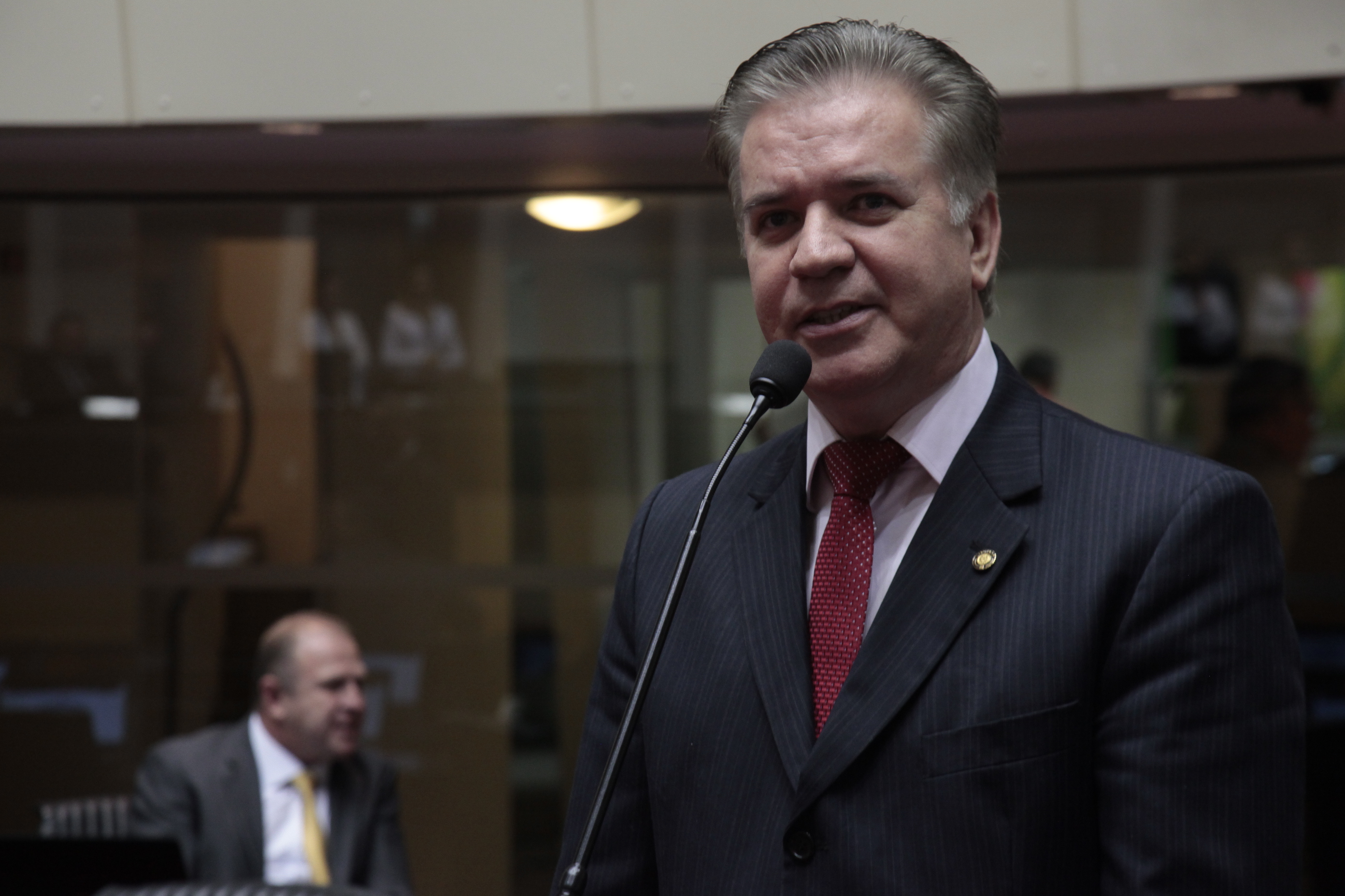 Sessão Ordinária. Deputado César Valduga (PCdoB). Foto: Eduardo Guedes / Agência AL