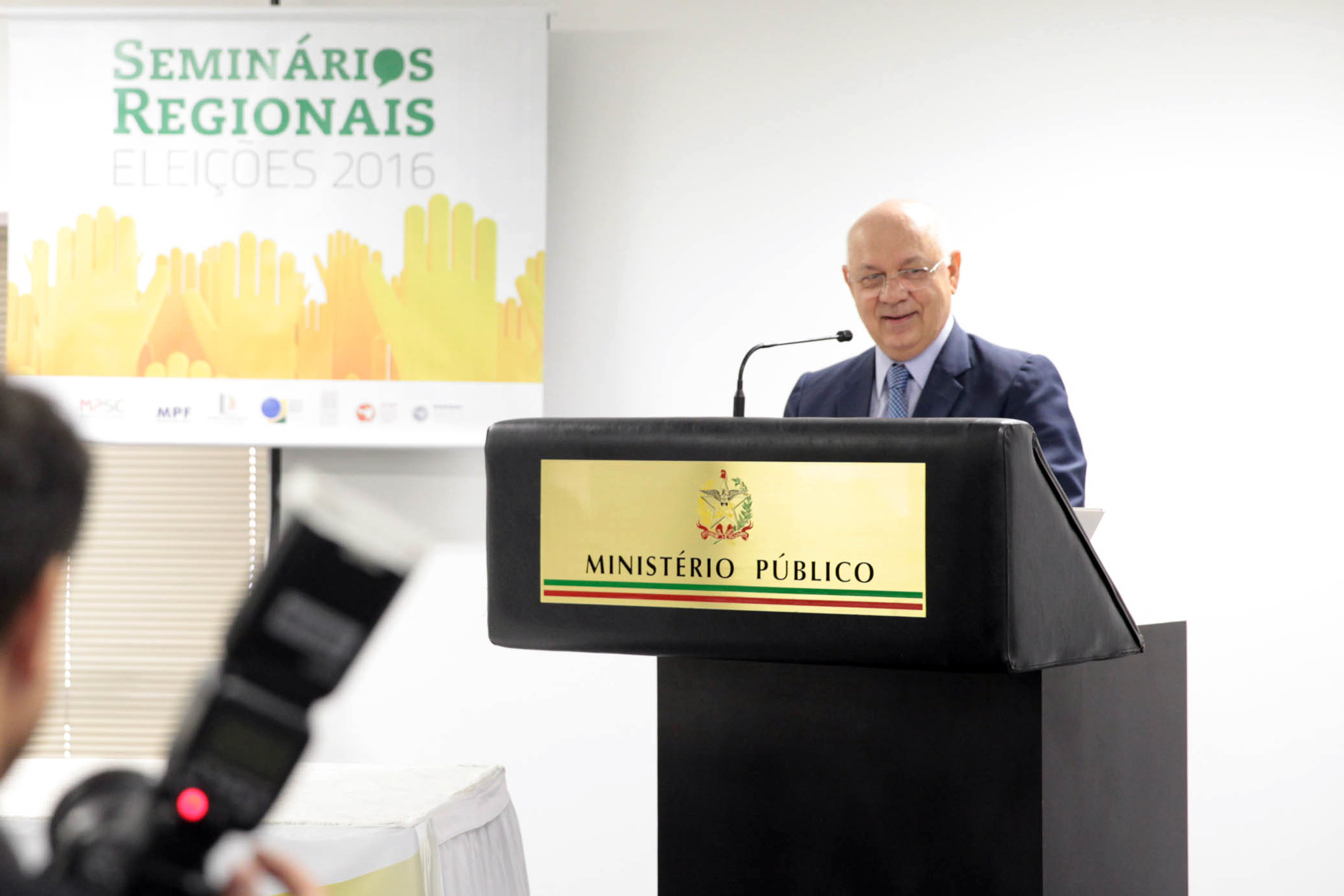 Seminário Regional Eleições 2016 - Palestra do Ministro do STF Teori Zavascki. Foto: Fábio Queiroz / Agência AL