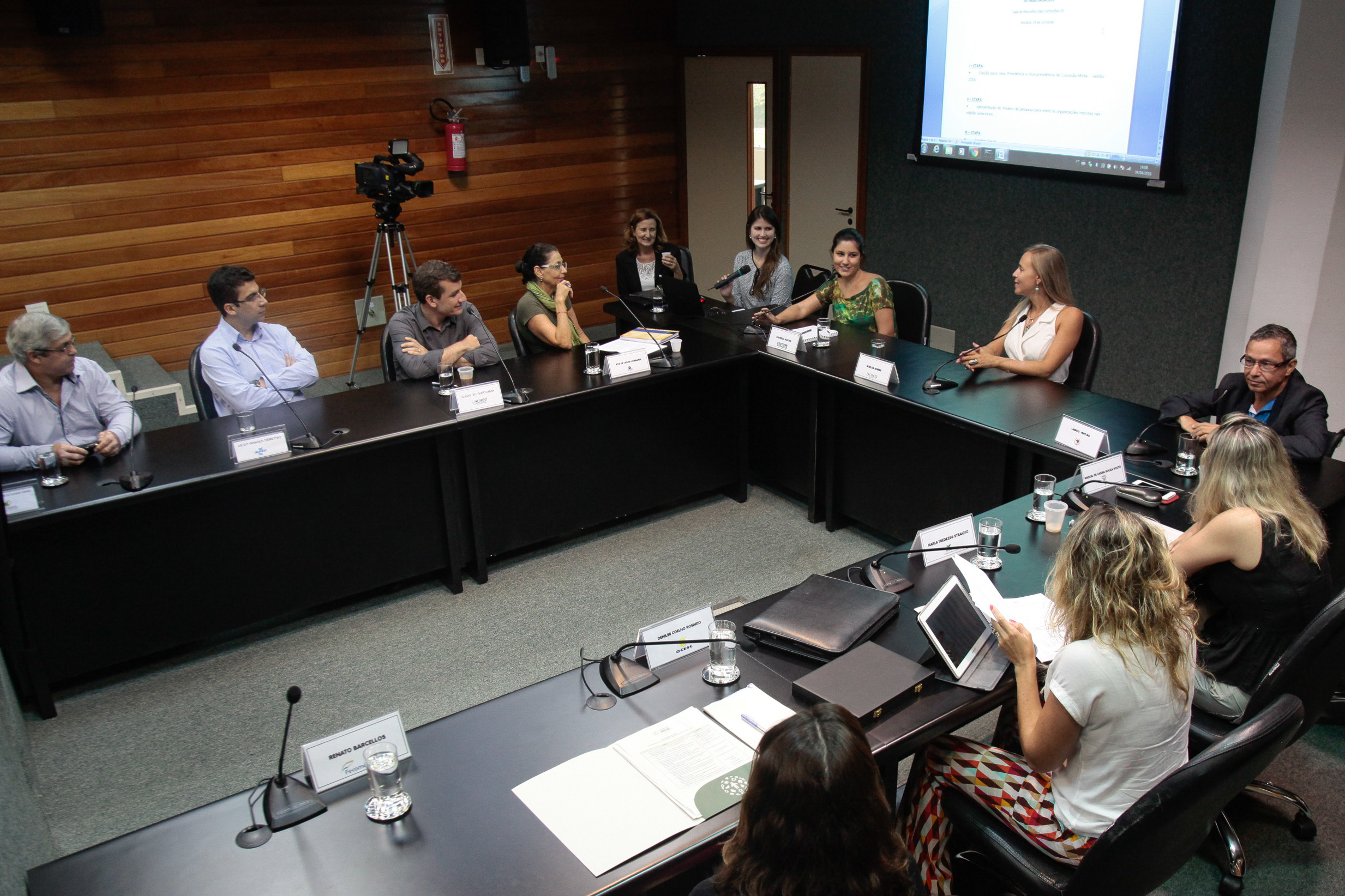 Reunião da Comissão Mista de Certificado de Responsabilidade Social.