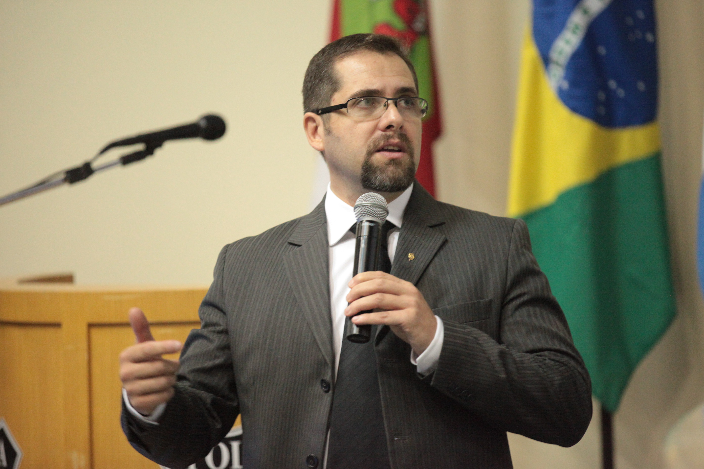 Eduardo Mauat - Delegado da Polícia Federal. Congresso Estadual de Combate à Corrupção. Foto: Fábio Queiroz / Agência AL