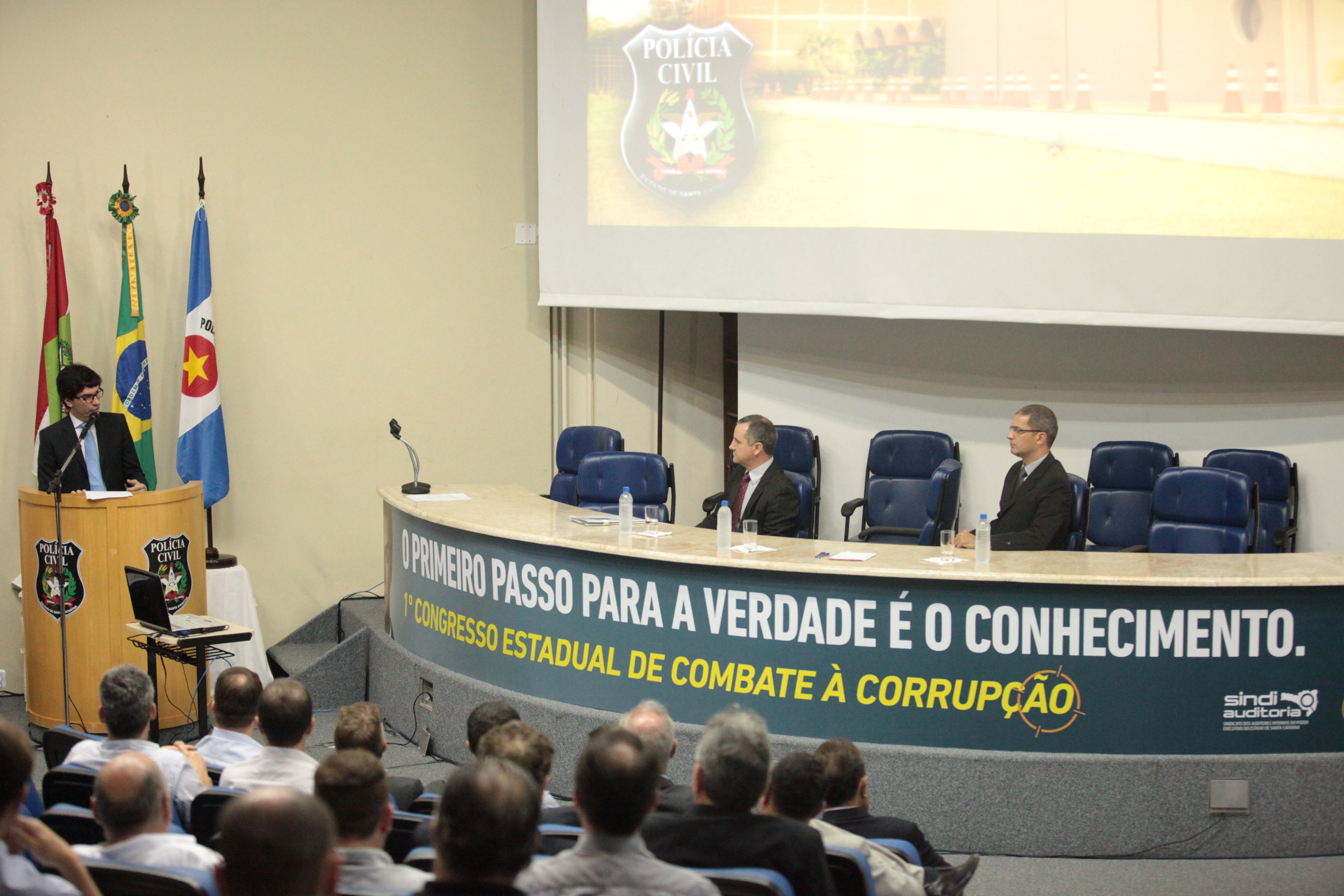 Congresso Estadual de Combate à Corrupção. Foto: Fábio Queiroz / Agência AL