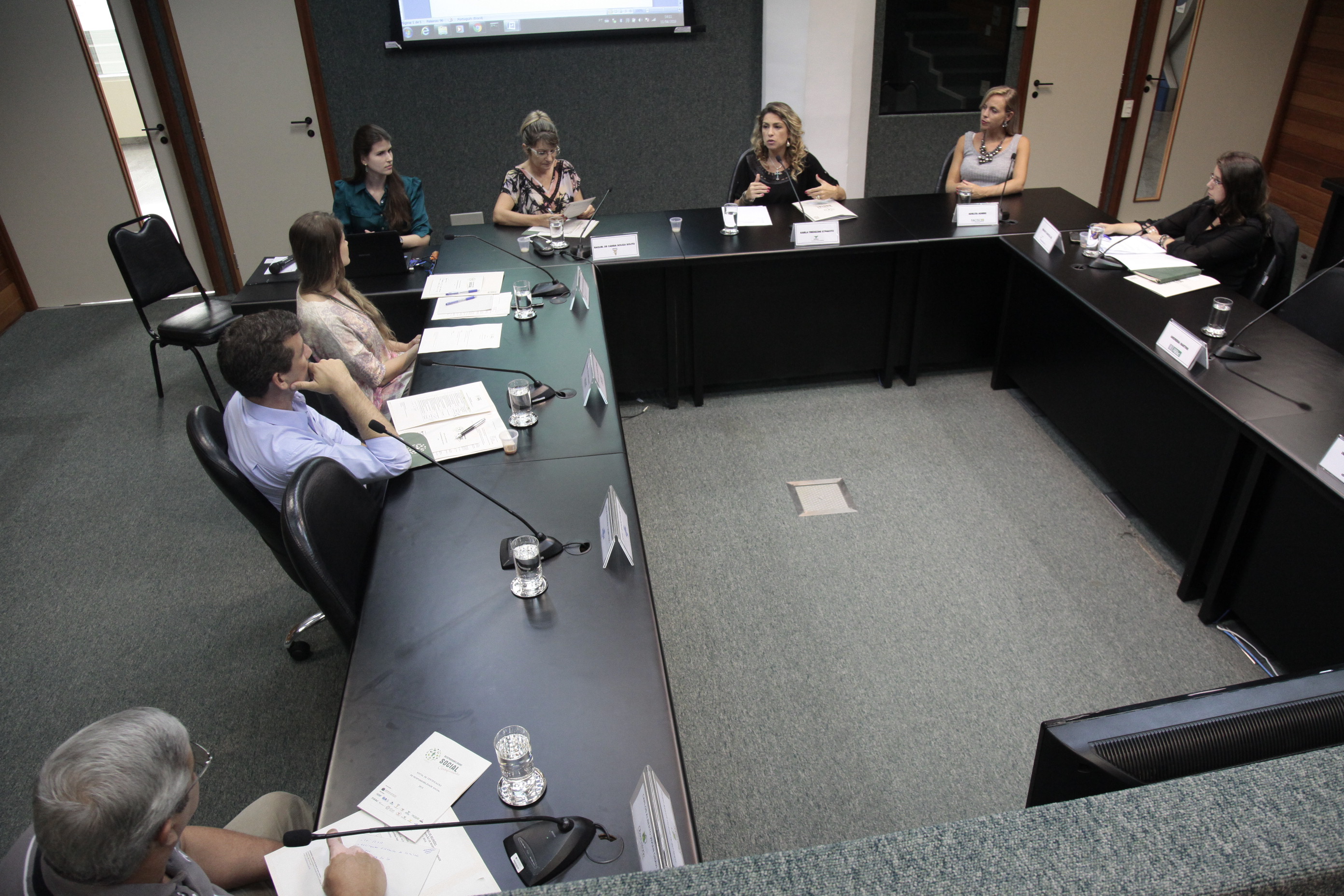 Reunião da Comissão Mista de Certificado de Responsabilidade Social.