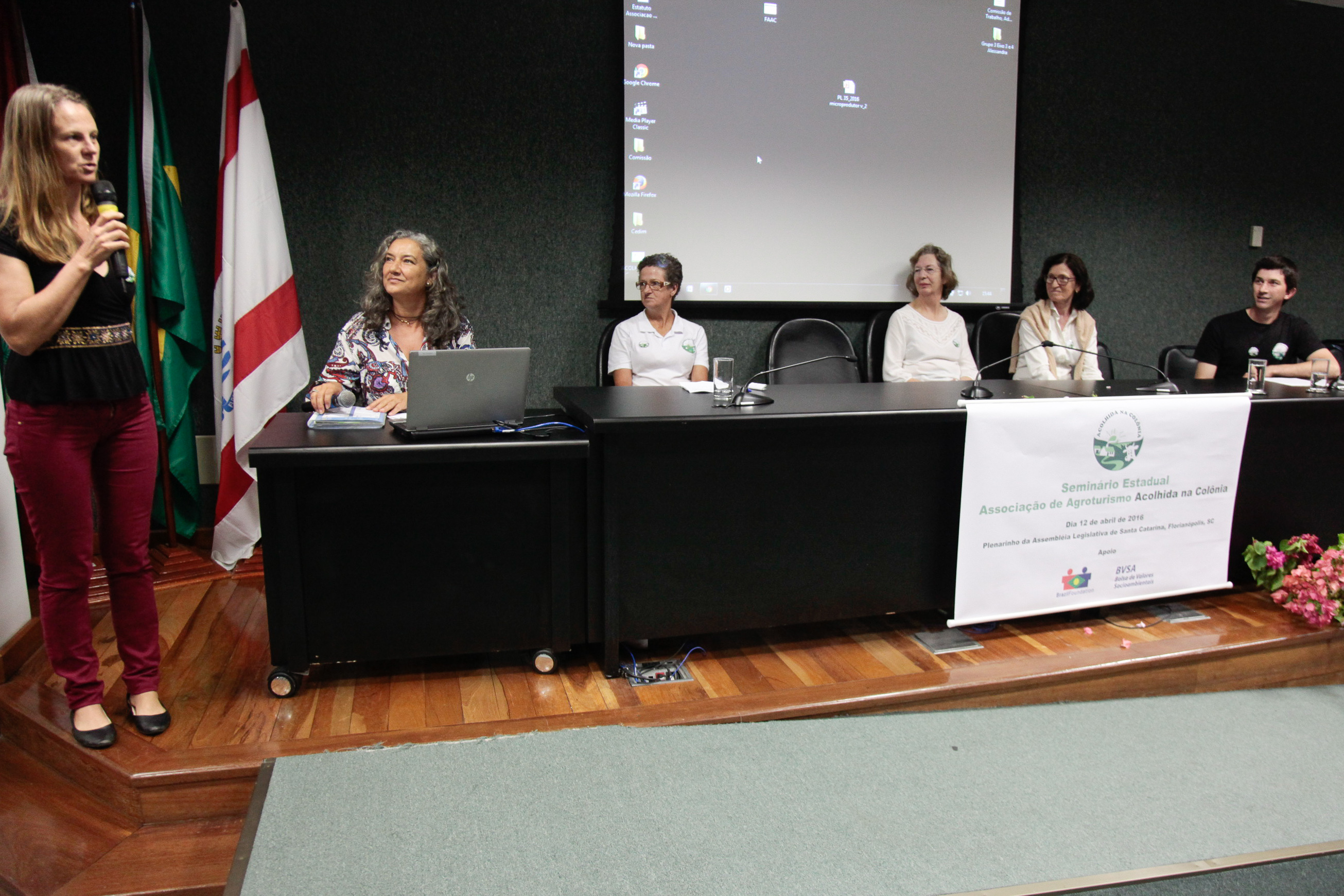 Seminário de Constituição da Federação Catarinense das Associações de Agroturismo Acolhida na Colônia.