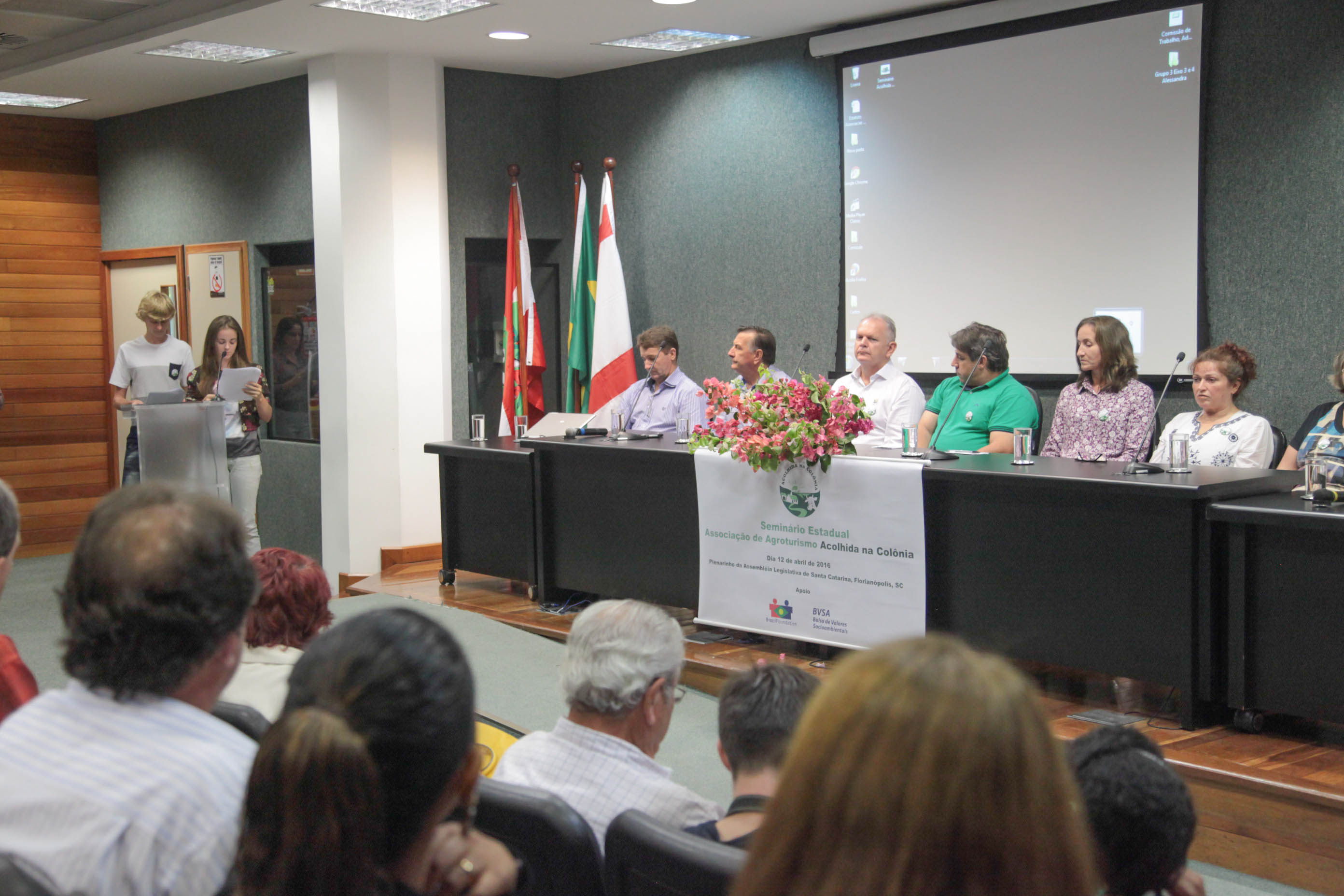 Seminário de Constituição da Federação Catarinense das Associações de Agroturismo Acolhida na Colônia.