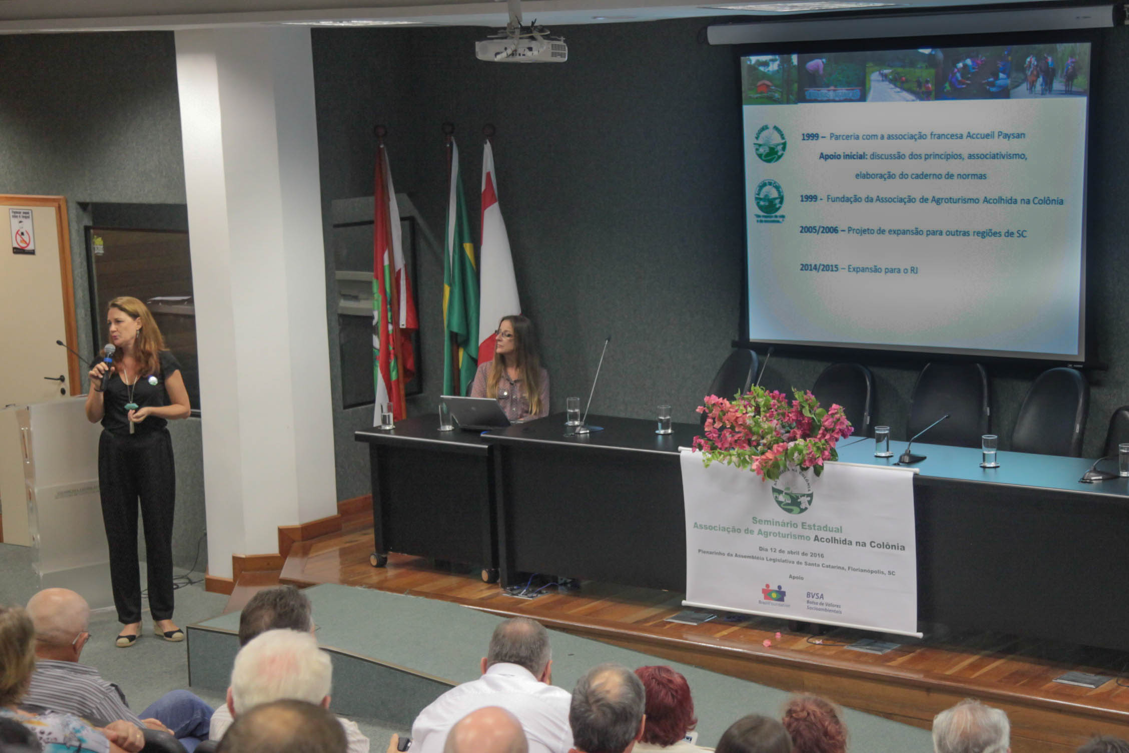 Seminário de Constituição da Federação Catarinense das Associações de Agroturismo Acolhida na Colônia.