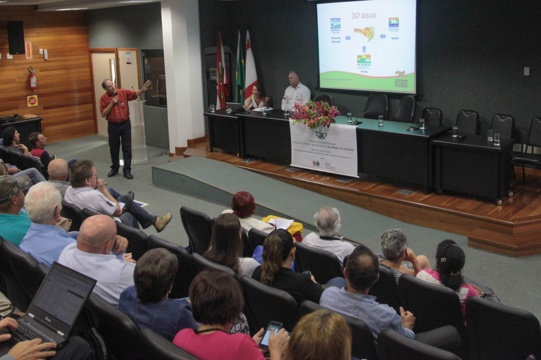 Seminário de Constituição da Federação Catarinense das Associações de Agroturismo Acolhida na Colônia.