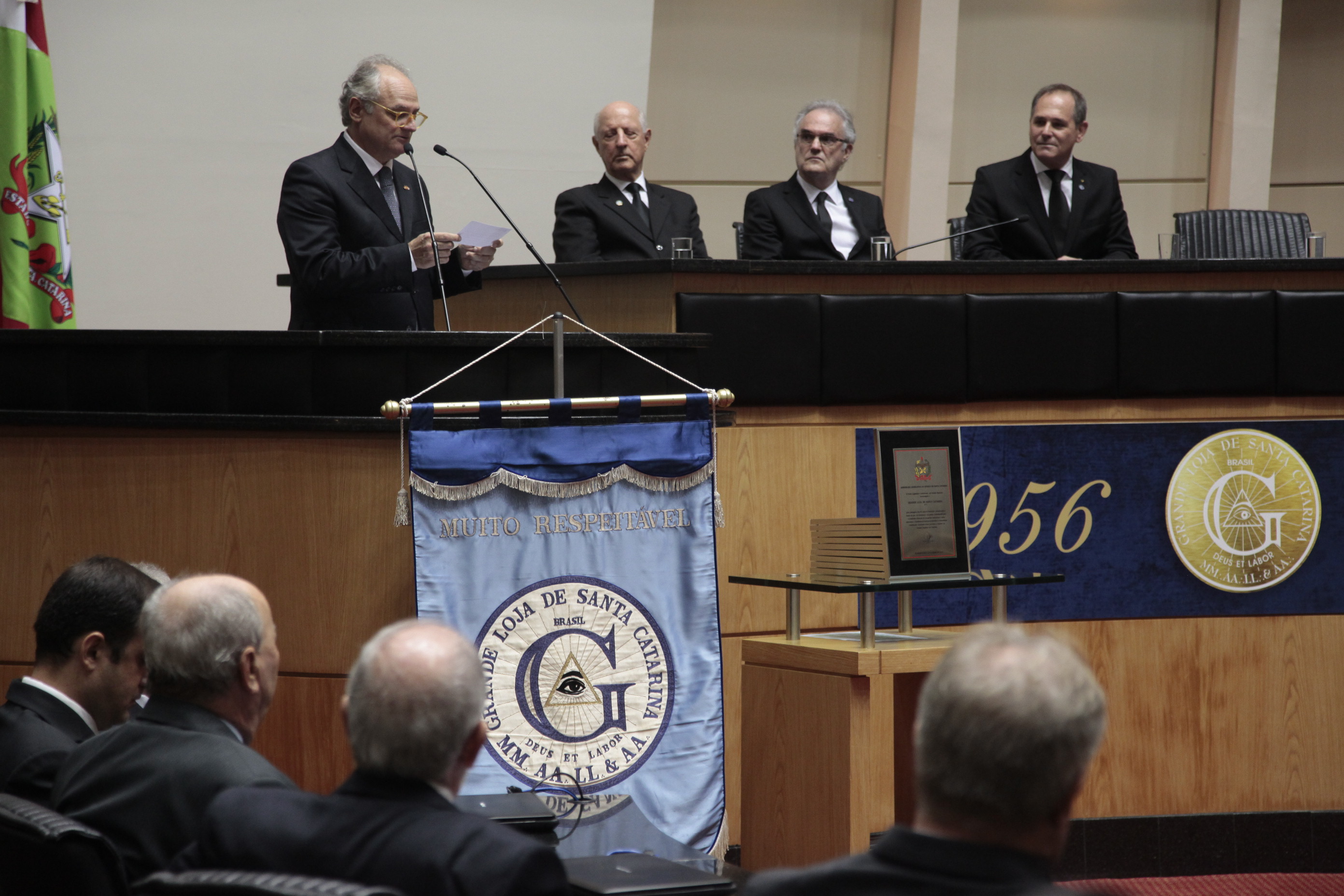 Sessão Especial em homenagem à Grande Loja de Santa Catarina/GLSC pela passagem dos seus 60 anos de fundação.