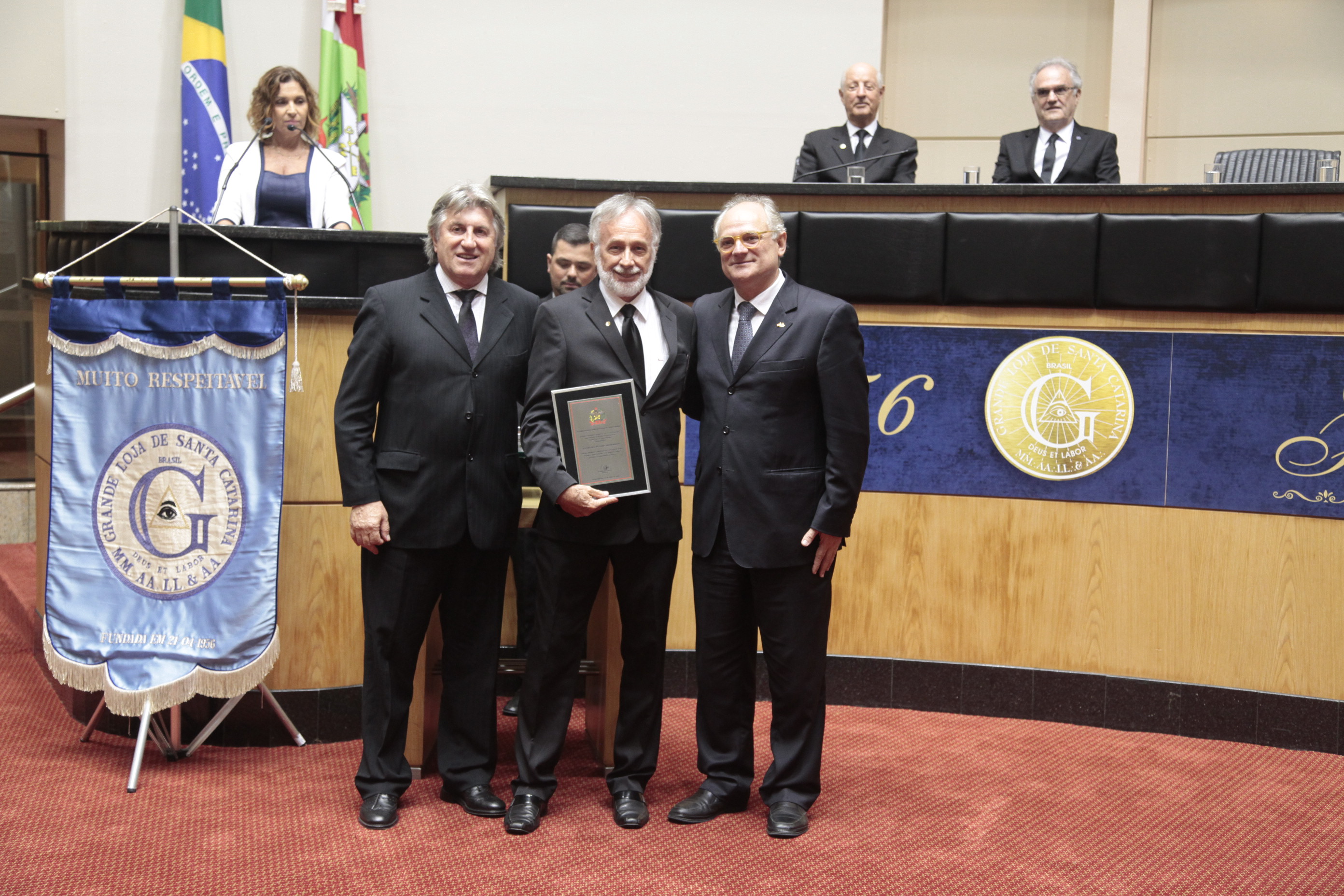 Sessão Especial em homenagem à Grande Loja de Santa Catarina/GLSC pela passagem dos seus 60 anos de fundação.
