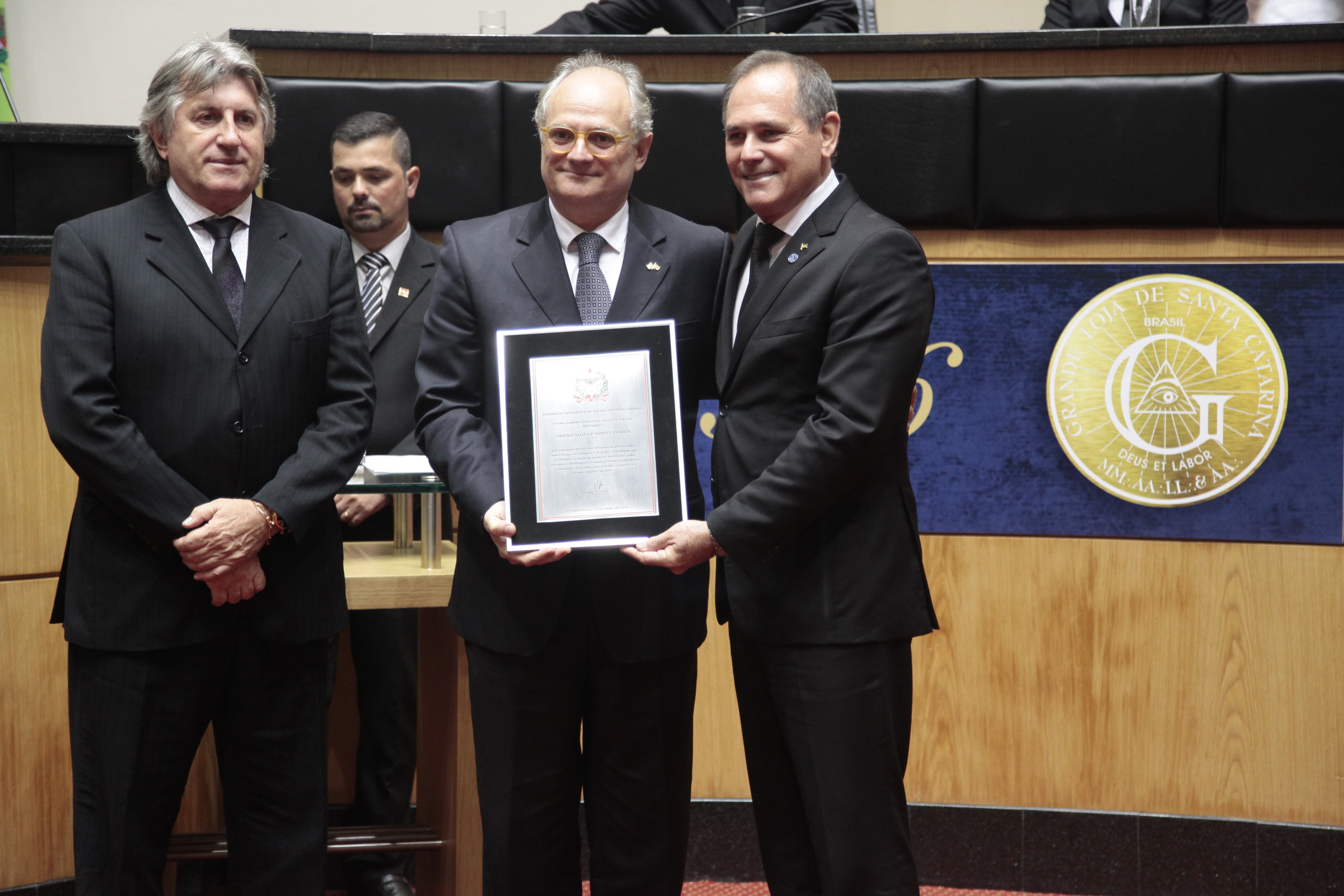 Sessão Especial em homenagem à Grande Loja de Santa Catarina/GLSC pela passagem dos seus 60 anos de fundação.