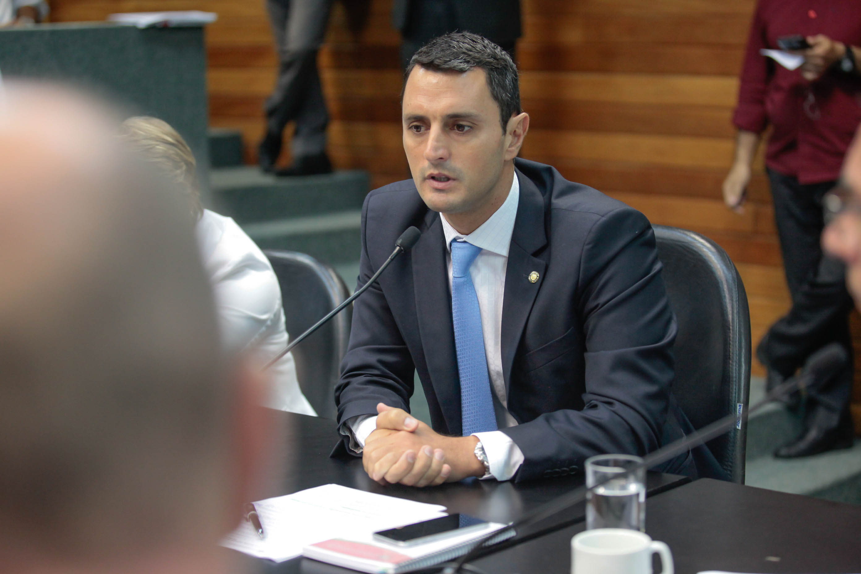 Deputado João Amin (PP) em Comissão de Constituição e Justiça