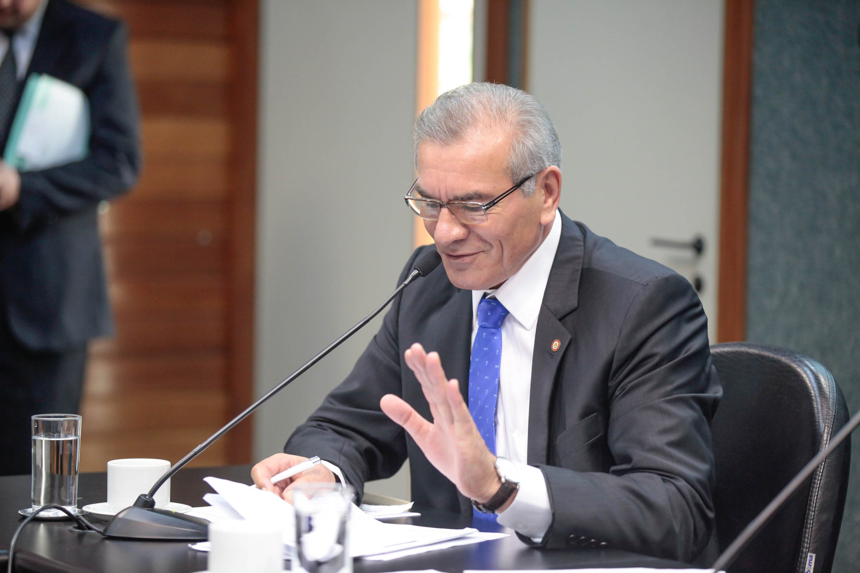 Deputado Silvio Dreveck (PP) em Comissão de Constituição e Justiça