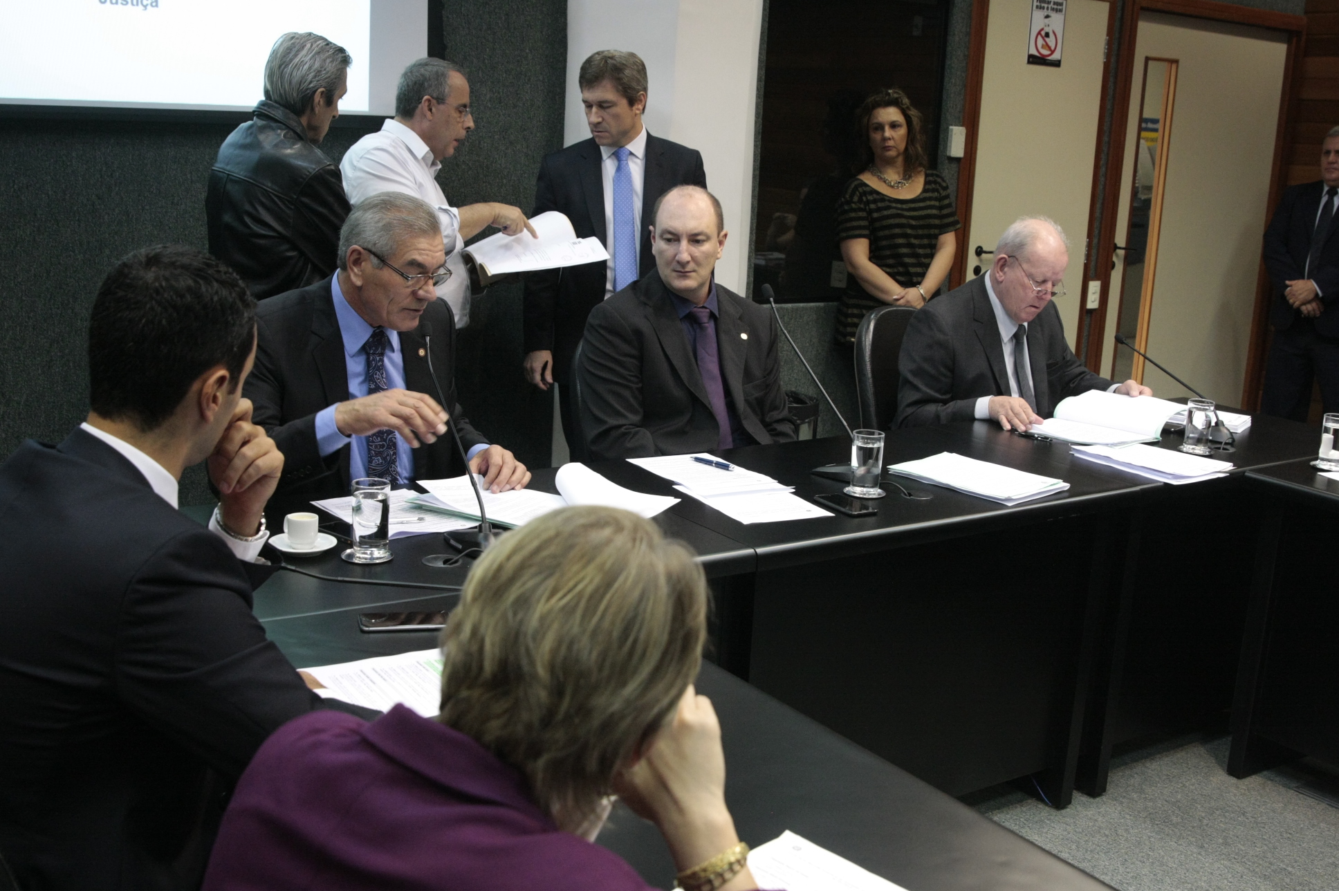 Reunião da Comissão de Constituição e Justiça. Foto: Yuri Santos / Agência AL