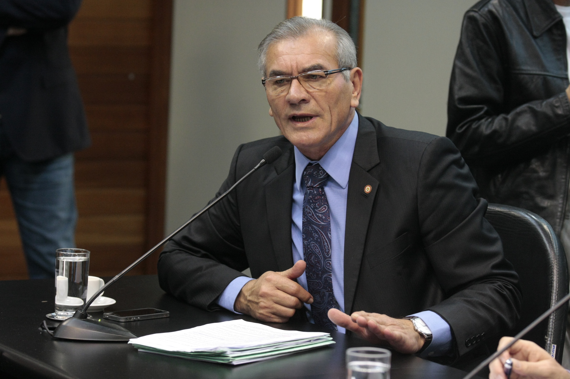Reunião da Comissão de Constituição e Justiça. Deputado Silvio Dreveck (PP). Foto: Yuri Santos / Agência AL
