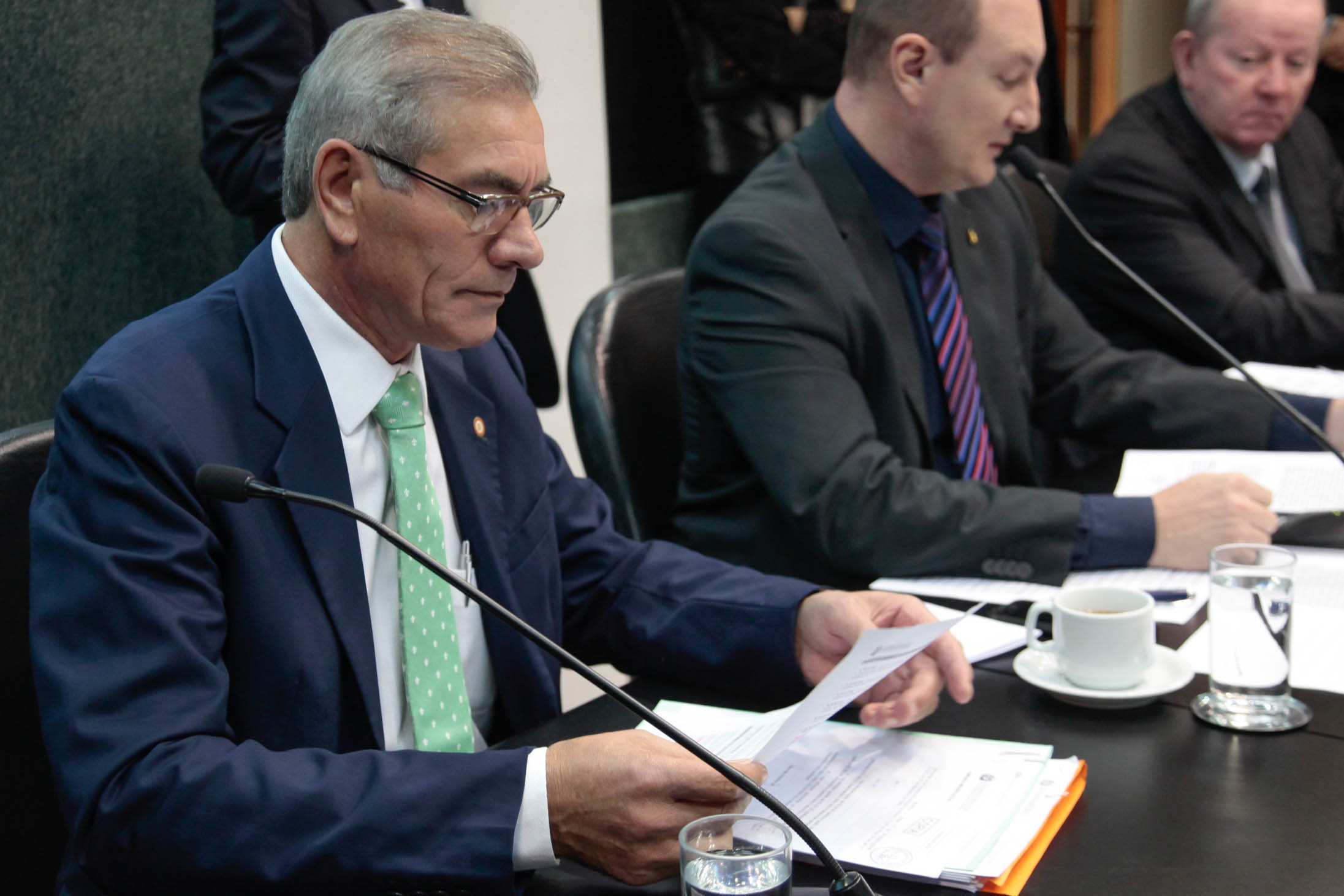 Deputado Silvio Dreveck (PP) em Comissão de Constituição e Justiça