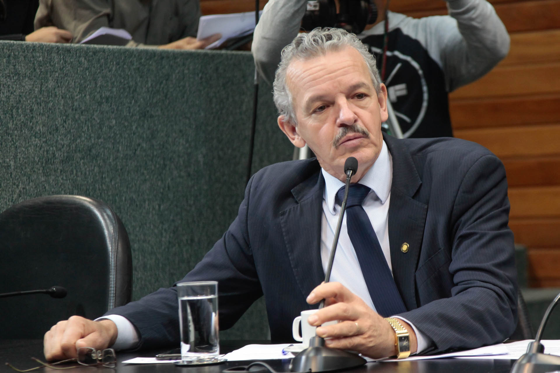Deputado Dirceu Dresch (PT) em Comissão de Constituição e Justiça