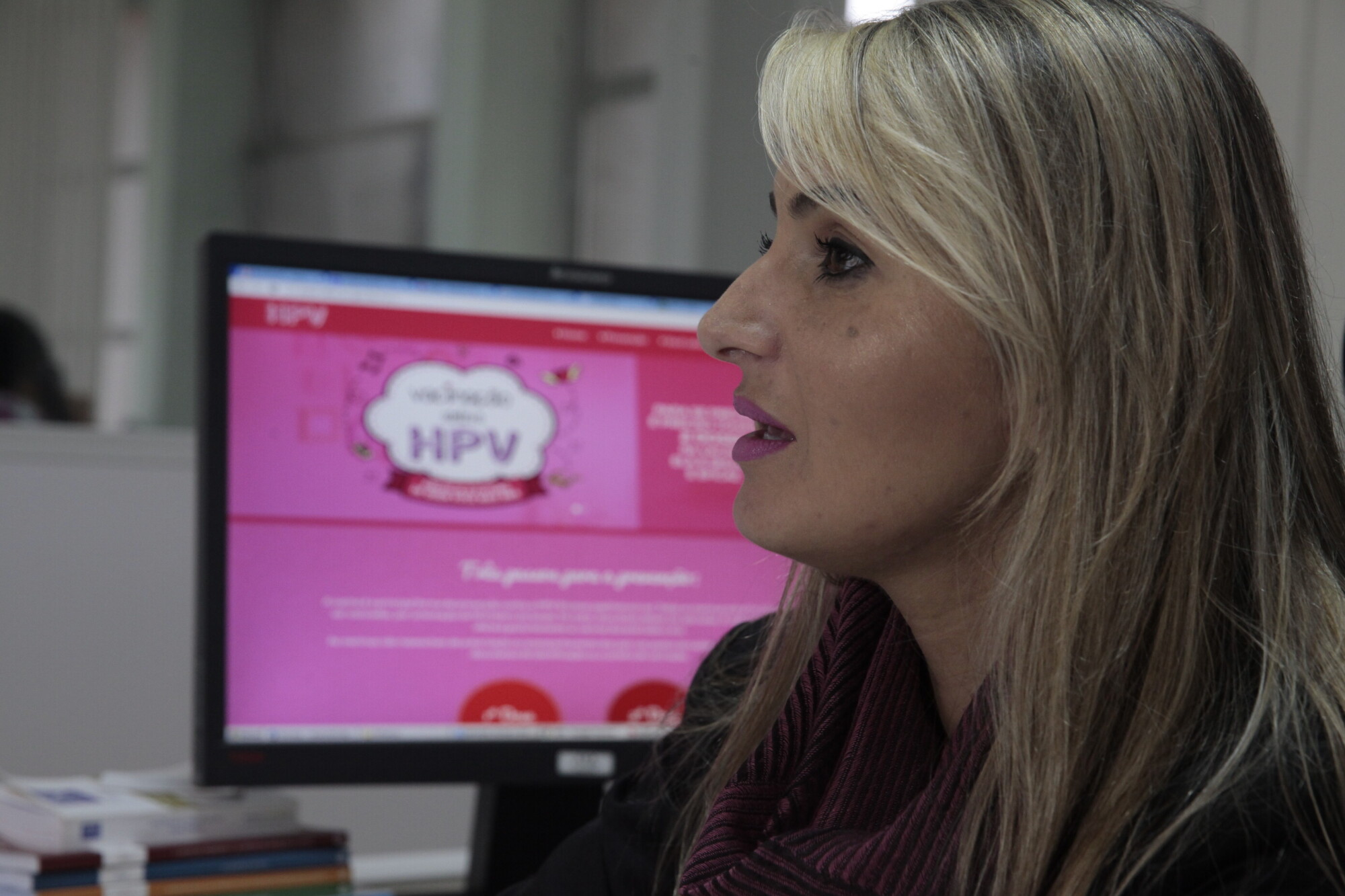 Vanessa Vieira, gerente de Imunização da Dive