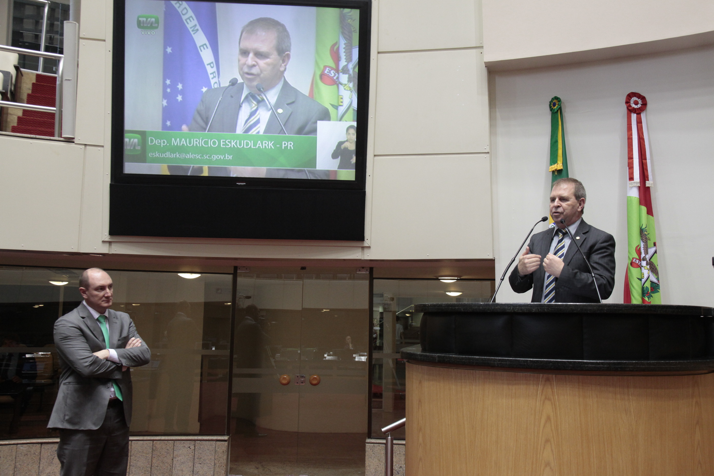 Sessão Ordinária. Deputado Maurício Eskudlark (PR)  - Foto: Eduardo Guedes de Oliveira/Agência AL