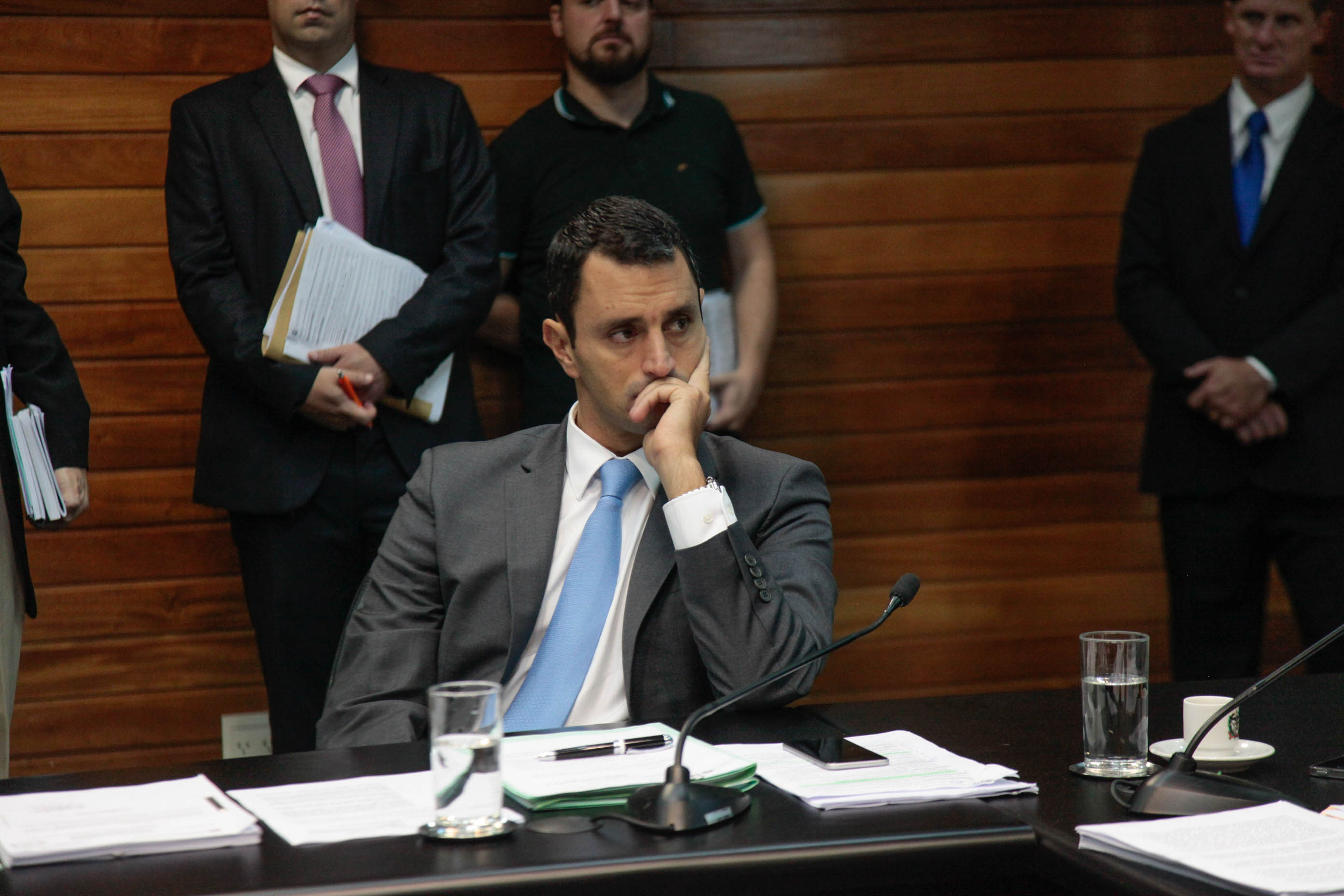Deputado João Amin (PP) em Comissão de Constituição e Justiça