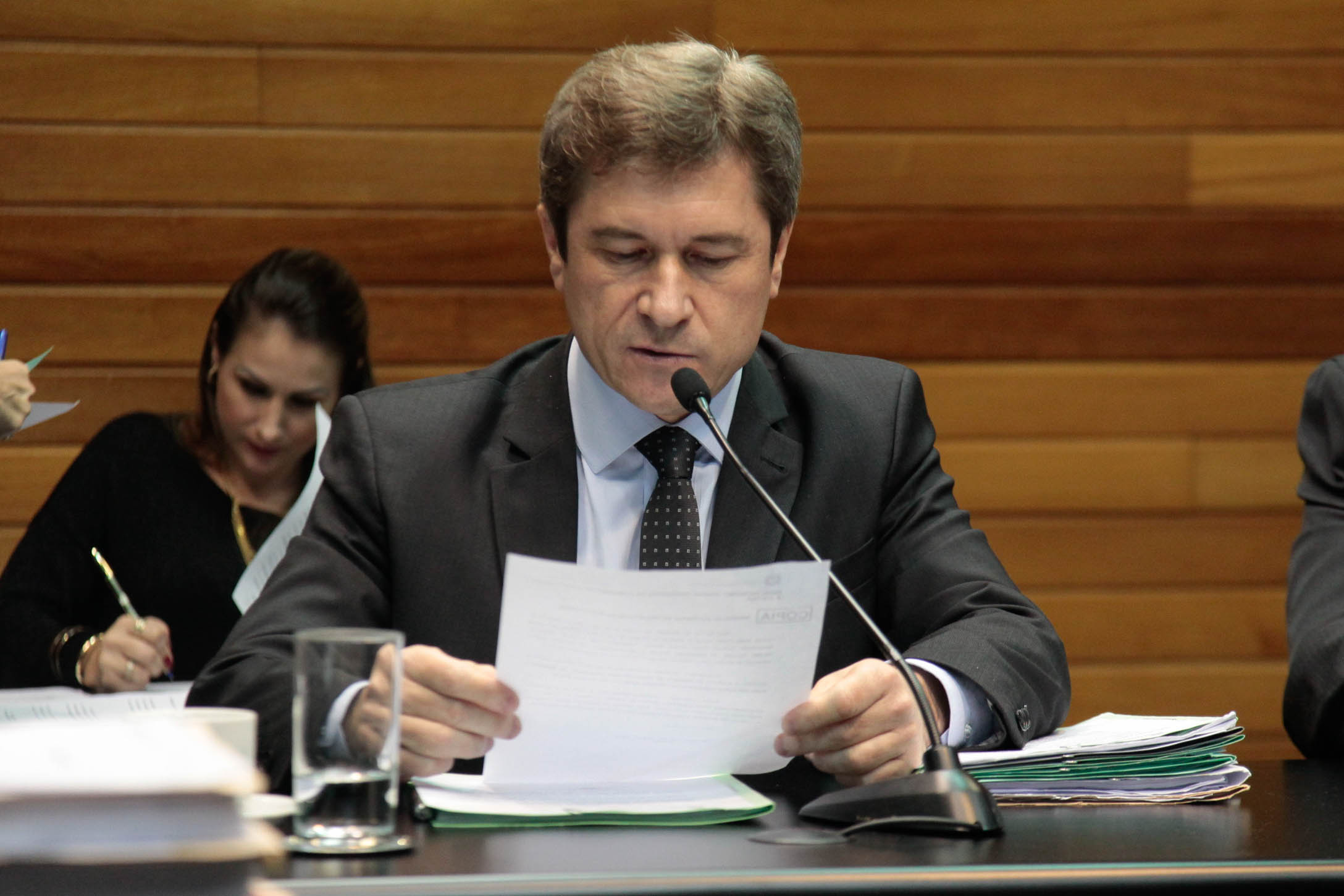 Deputado José Nei Ascari (PSD) em Comissão de Constituição e Justiça