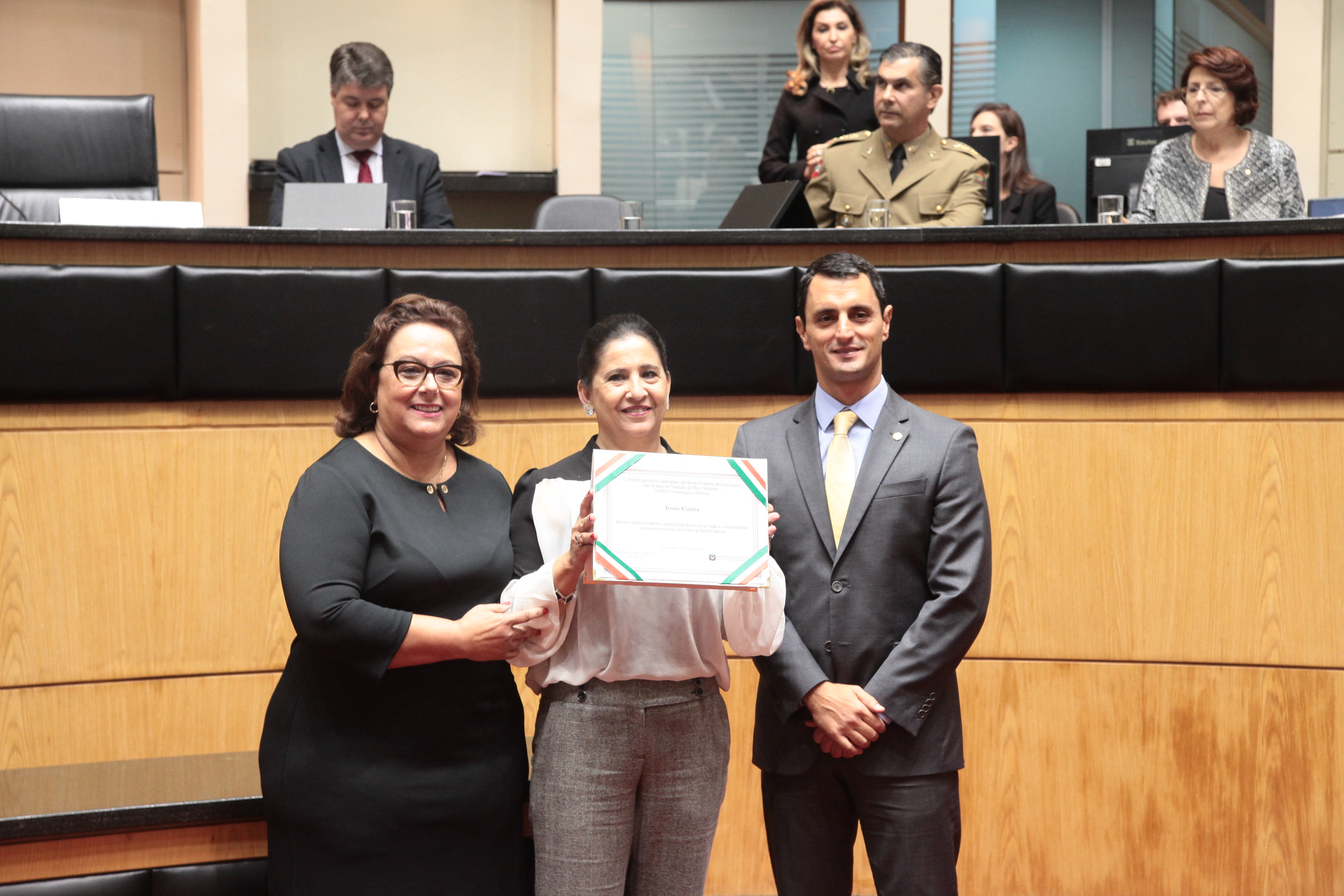 Sessão Especial em homenagem à Fundação do Meio Ambiente - FATMA pela passagem das suas quatro décadas de atividade e lançamento do livro FATMA 40 anos - Patrimônio dos Catarinenses.