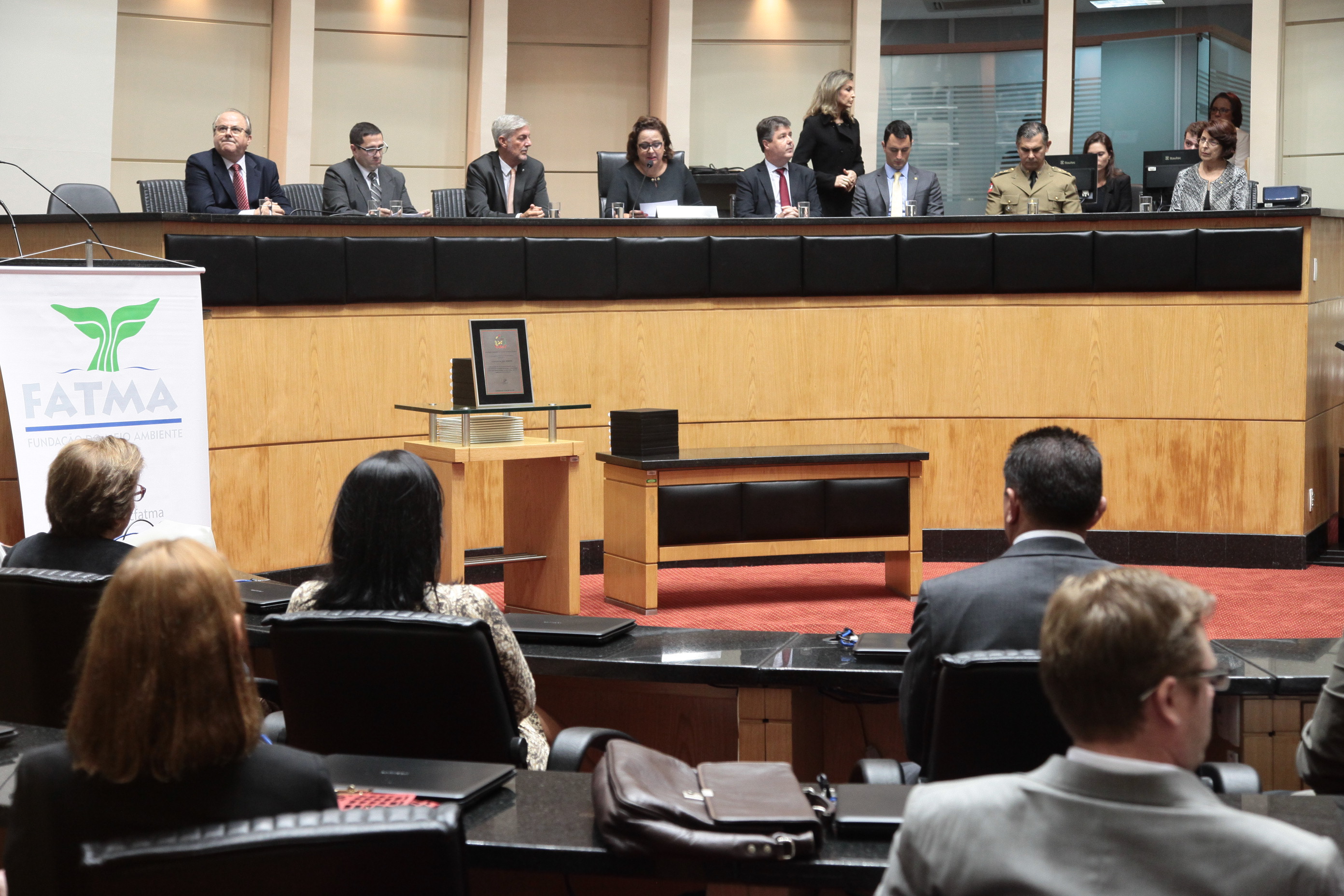 Sessão Especial em homenagem à Fundação do Meio Ambiente - FATMA pela passagem das suas quatro décadas de atividade e lançamento do livro FATMA 40 anos - Patrimônio dos Catarinenses.