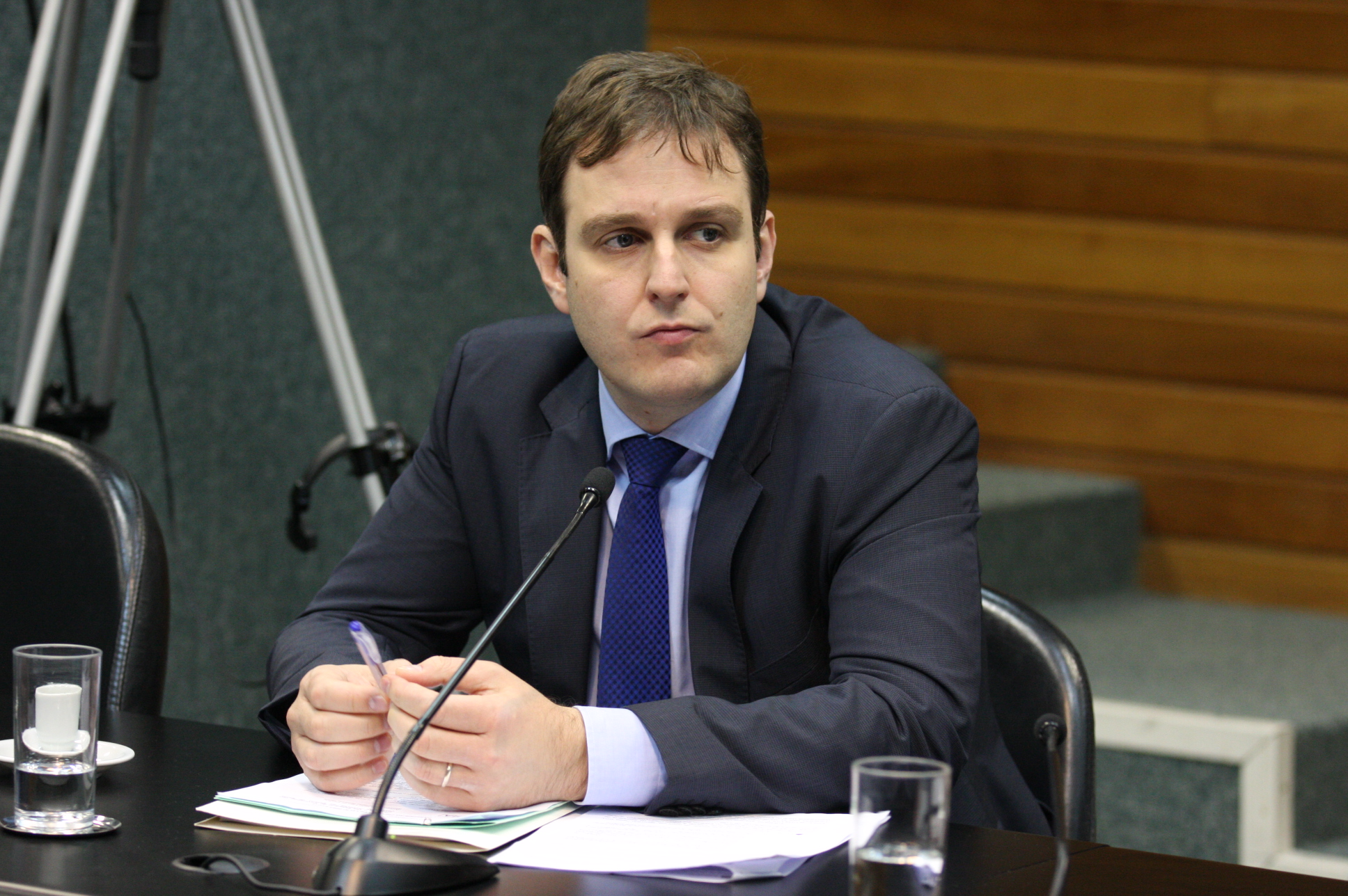 Comissão de Constituição e Justiça. Deputado Ricardo Guidi (PSD). Foto: Yuri Santos / Agência AL