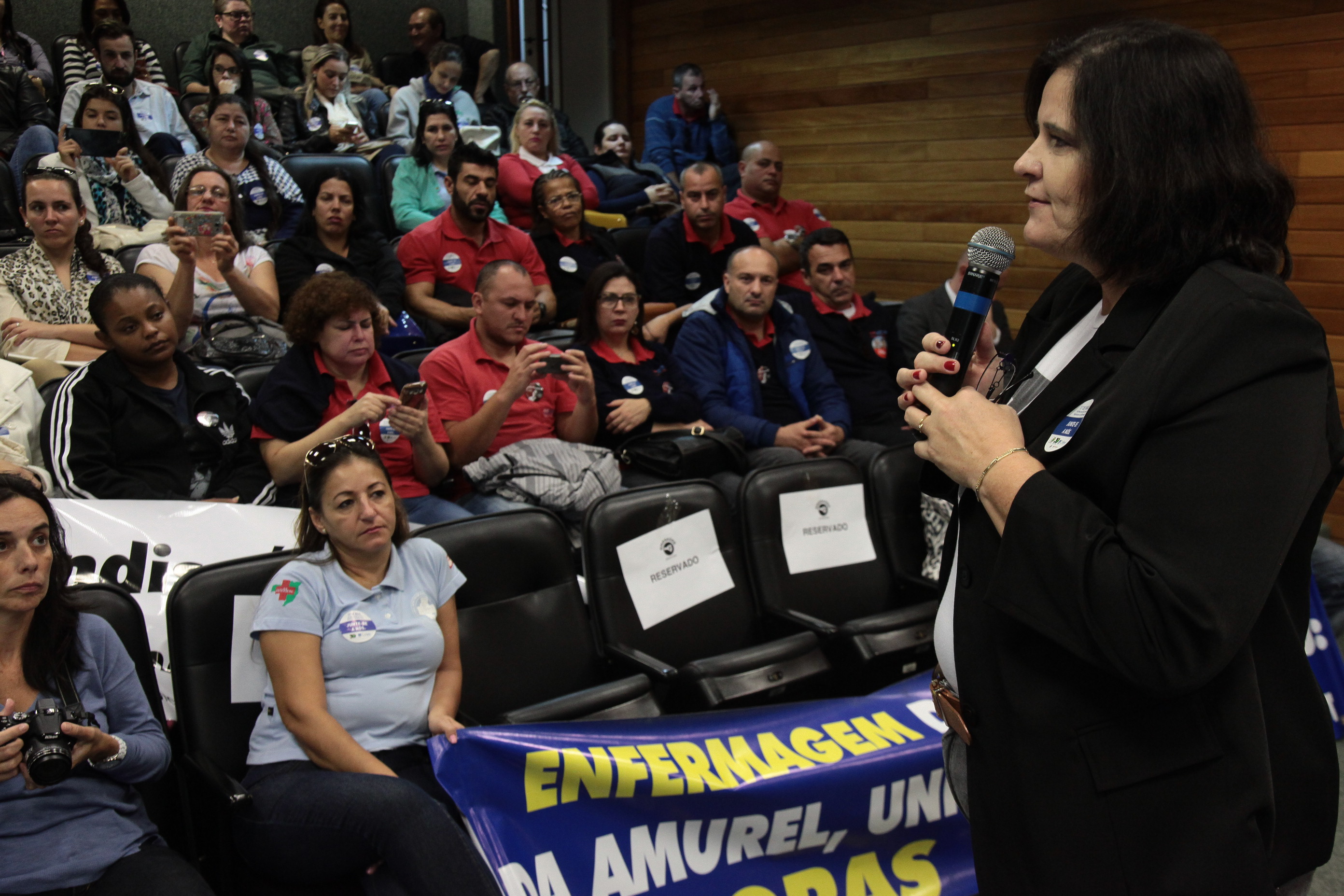 Audiência Pública - Valorização da Enfermagem. Helga Bresciani.