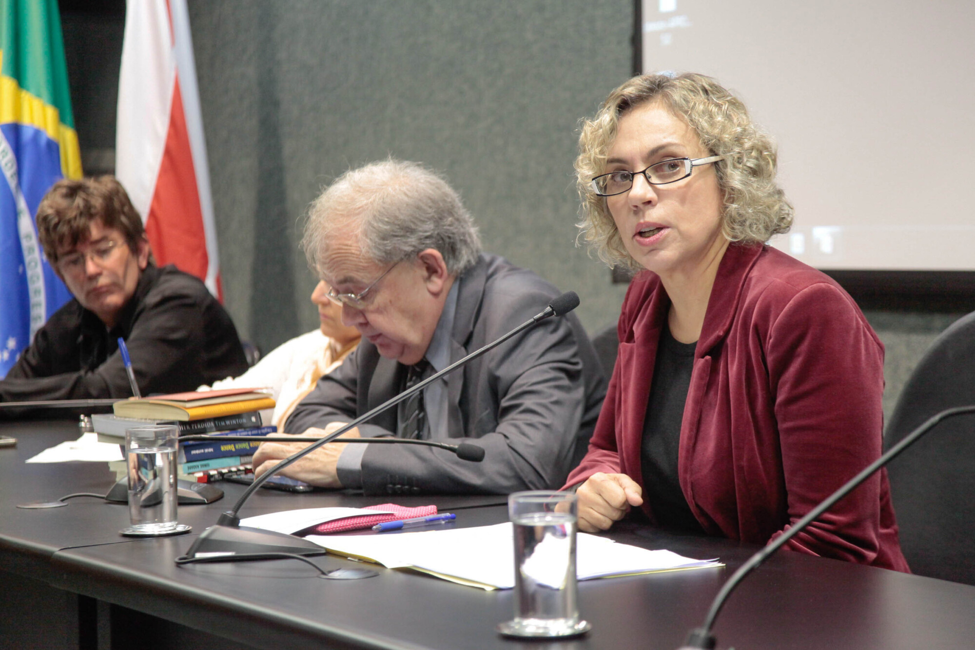 Deputada Ana Paula Lima e deputado Fernando Coruja