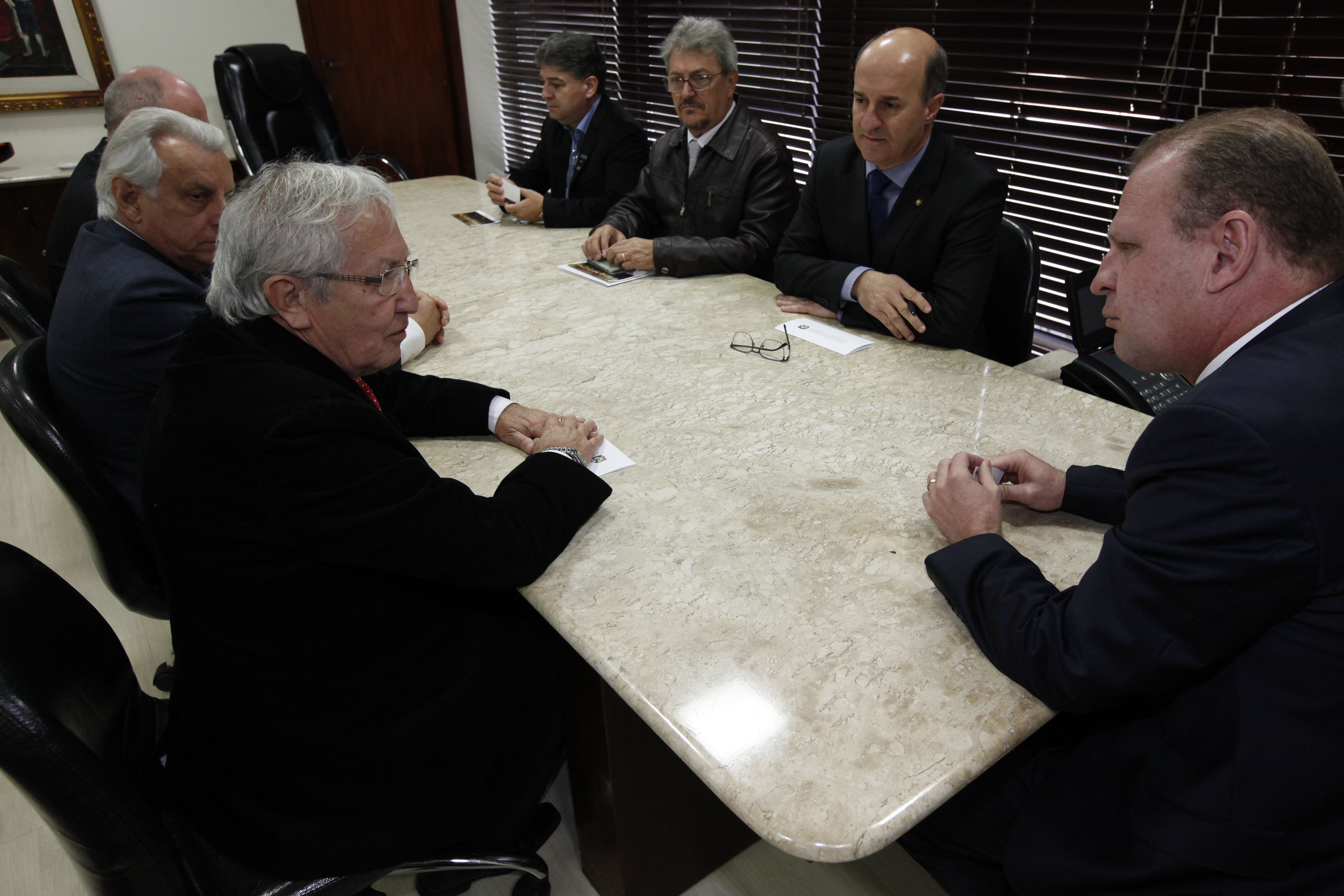 Reunião com o presidente Gelson Merisio e os diretores de hospitais filantrópicos