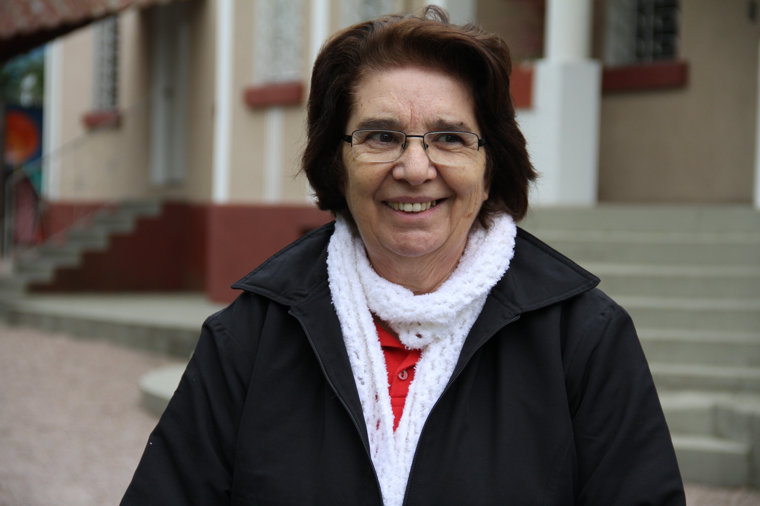 Ato Solene em homenagem ao Colégio Sagrada Família em comemoração aos 80 anos de fundação pelas as Irmãs Escolares de Nossa Senhora - Forquilhinha/SC. Irmâ Ana Maria Dal Toé.