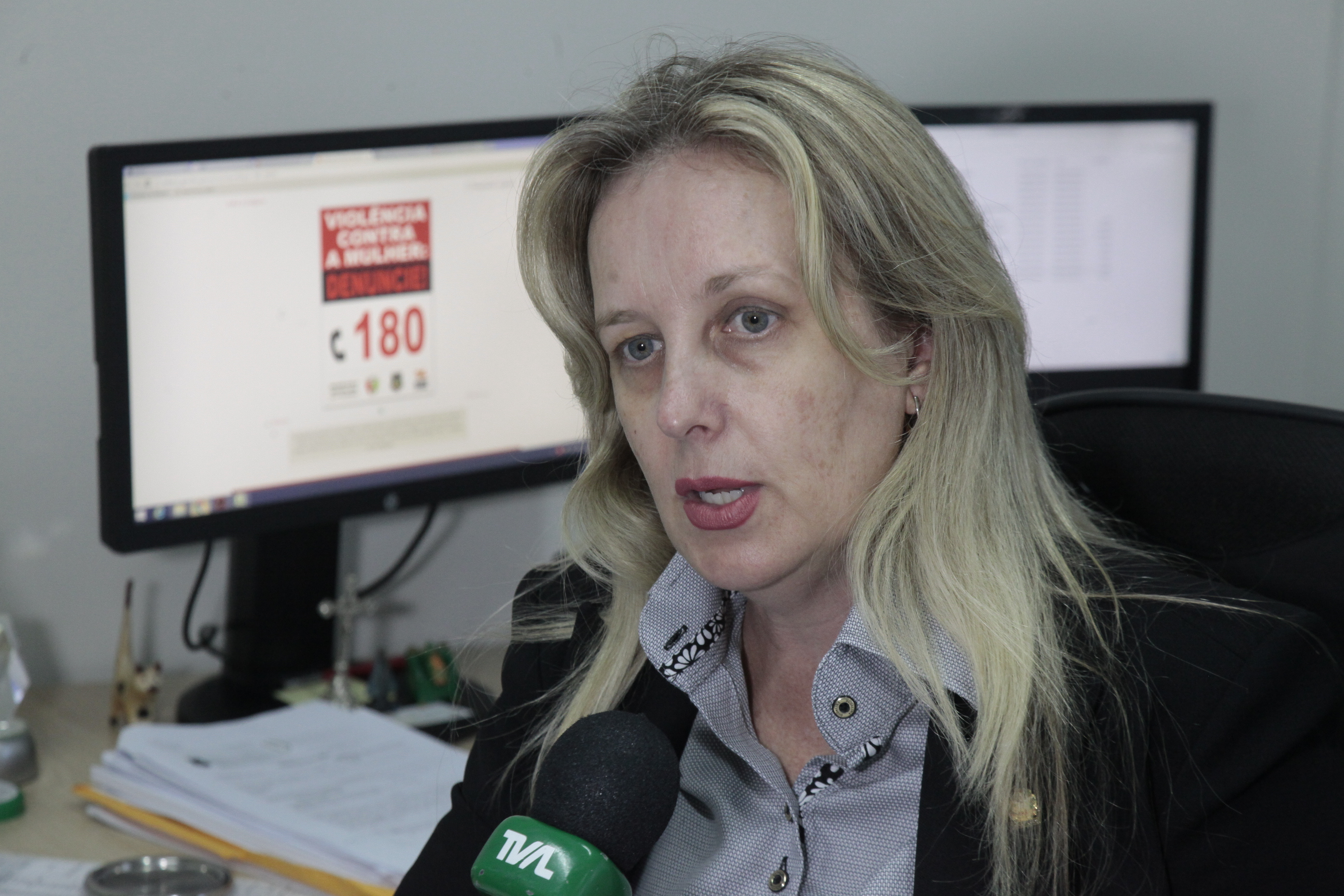 Entrevista com a Delegada Patrícia Maria Zimmermann.