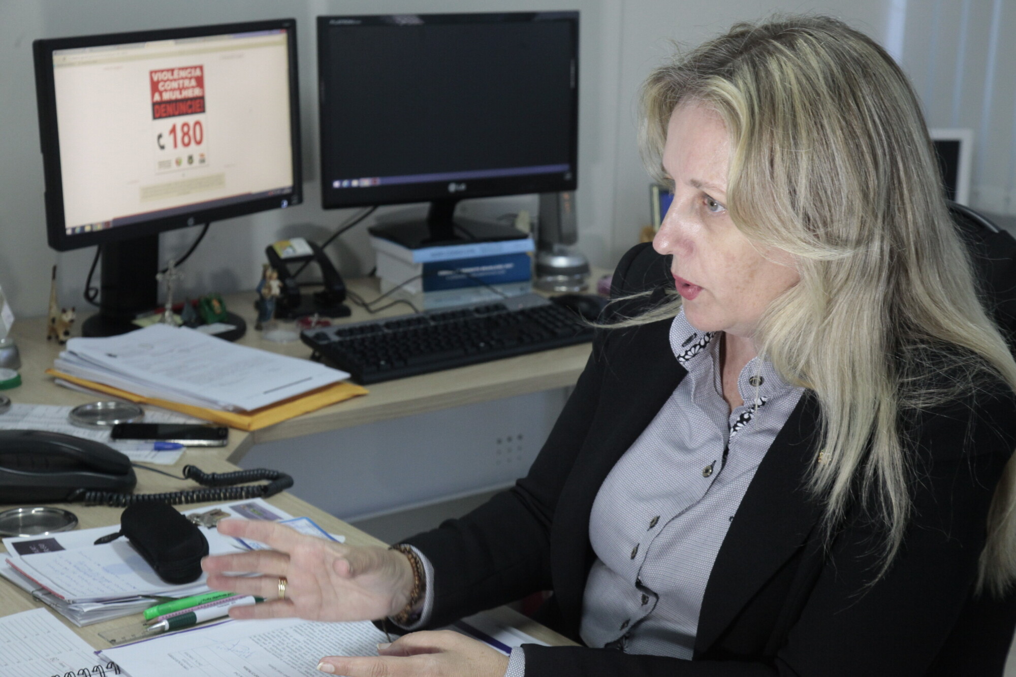 Delegada Patrícia Zimmermann D’Ávila coordena as delegacias de Proteção à Criança, ao Adolescente,  à Mulher e ao Idoso
