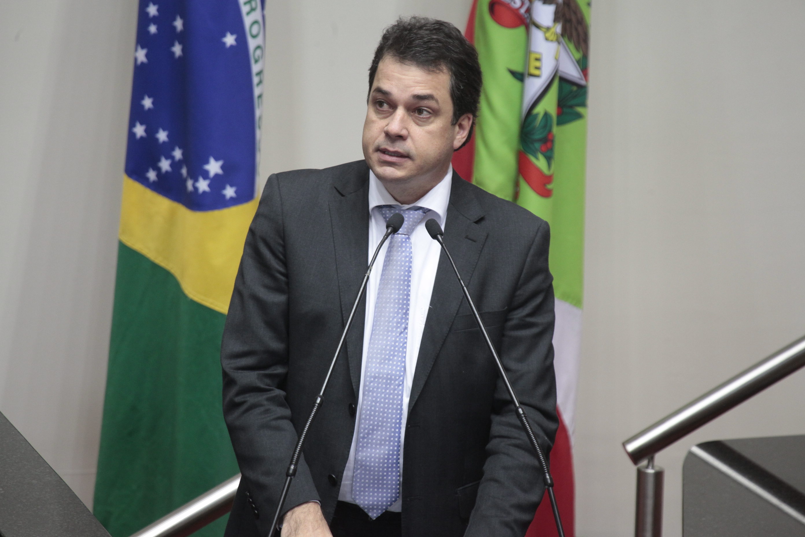 Sessão Ordinária.  Deputado Rodrigo Minotto (PDT) Foto: Miriam Zomer/ Agência AL