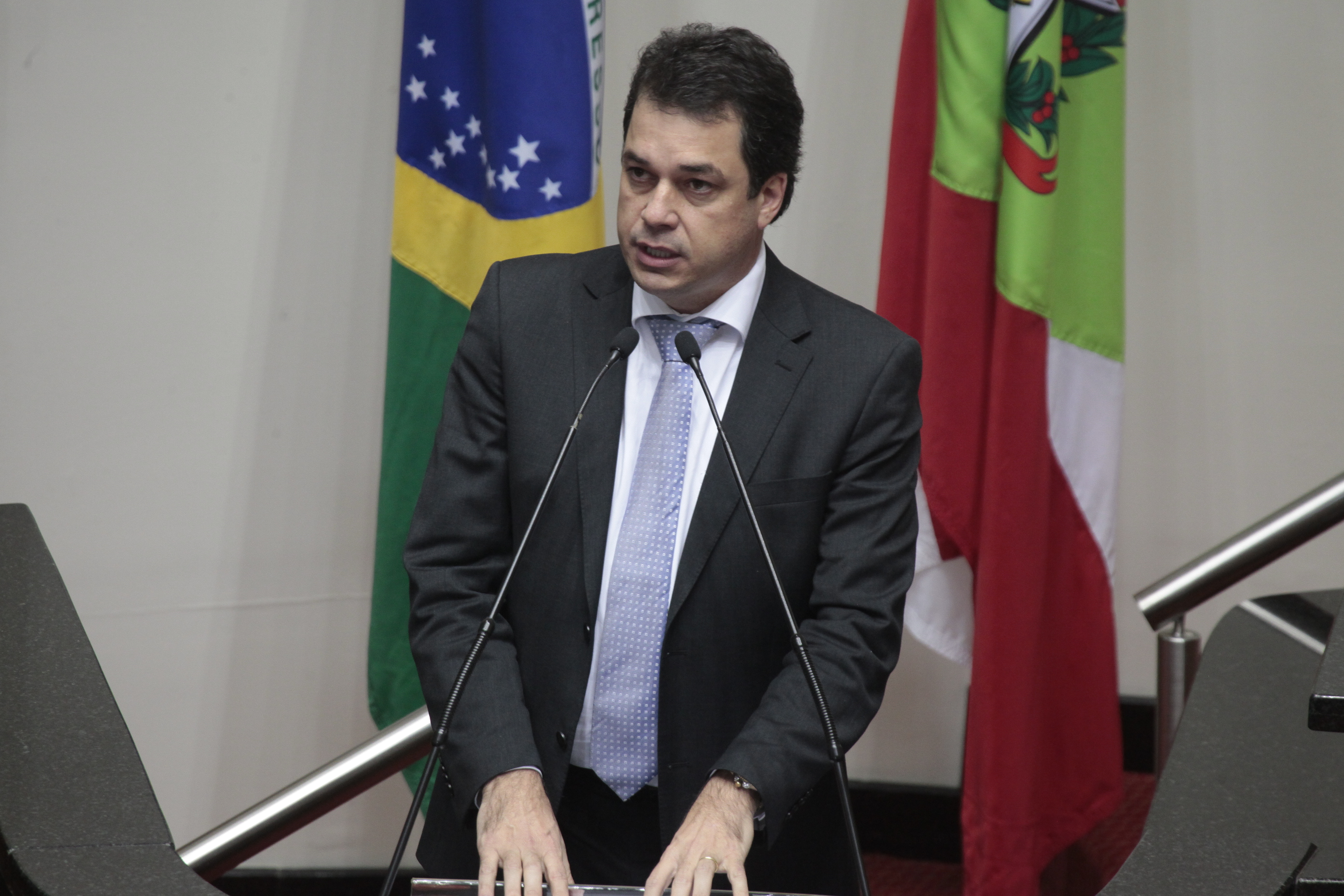 Sessão Ordinária. Deputado Rodrigo Minotto (PDT)  Foto: Miriam Zomer/ Agência AL