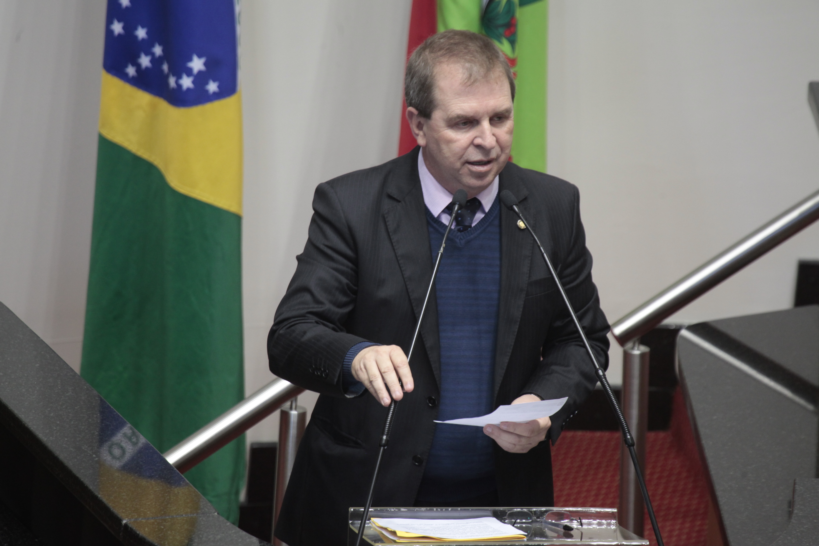Sessão Ordinária. Deputado Maurício Eskudlark (PR).  Foto: Miriam Zomer/ Agência AL