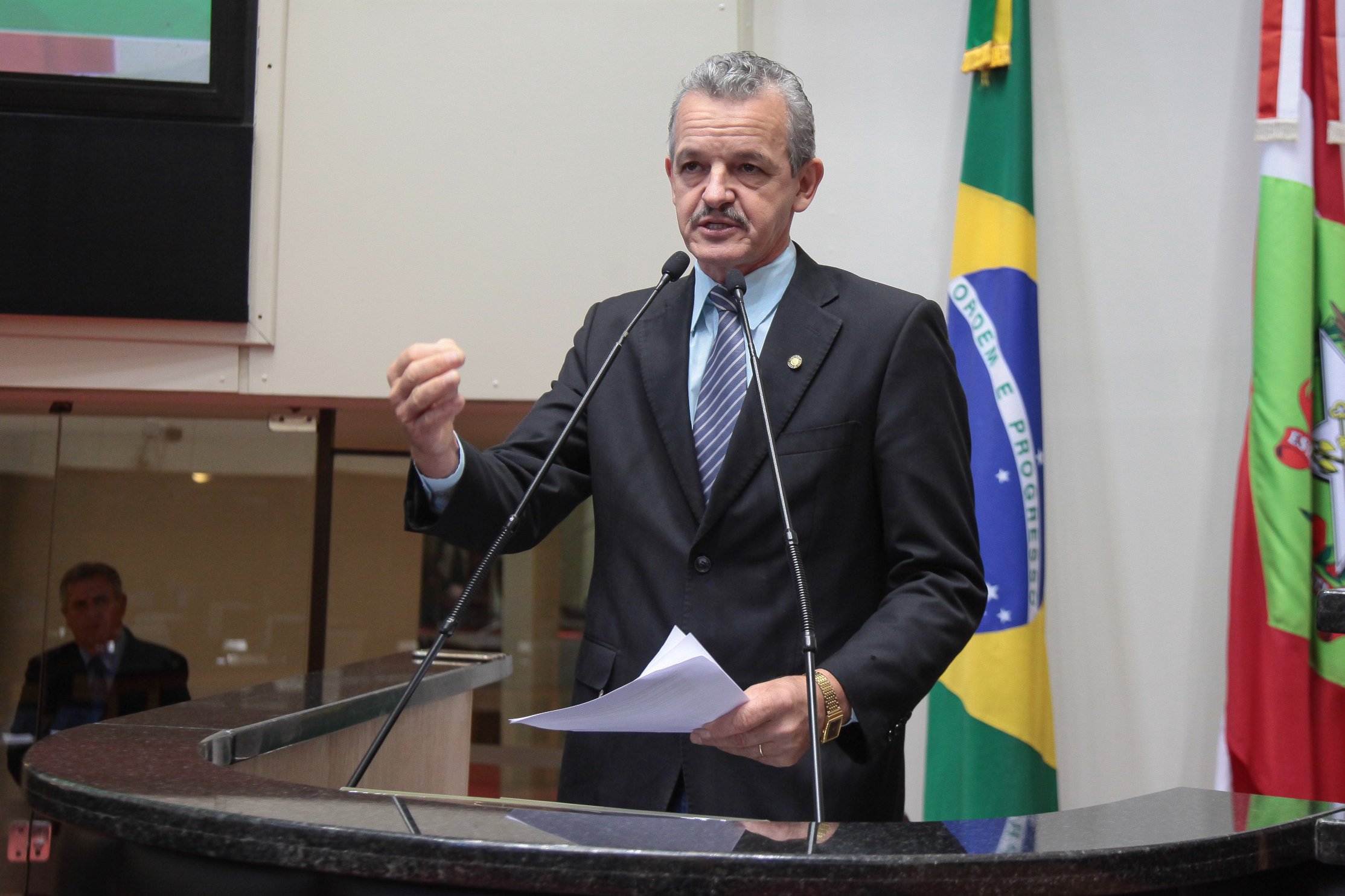 Deputado Dirceu Dresch (PT) em Sessão Ordinária
