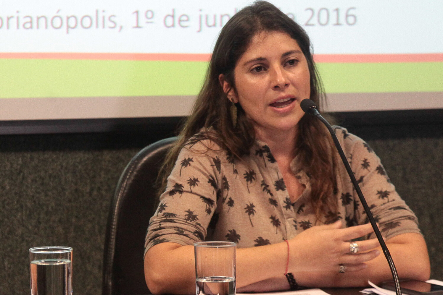 Lizandra Salvadori, presidente do fórum