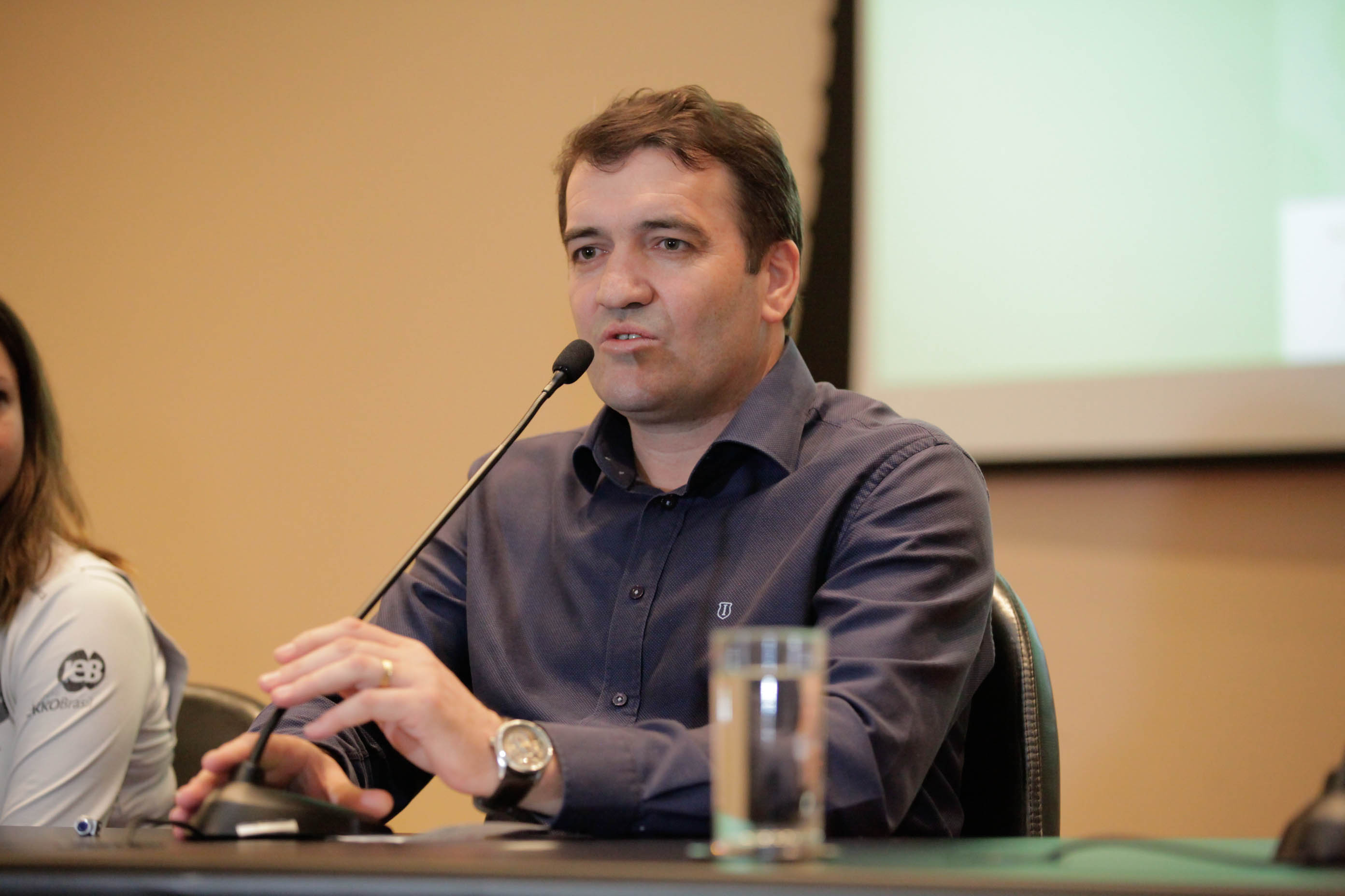 Valter Bianchini, em Seminário de Educação Ambiental