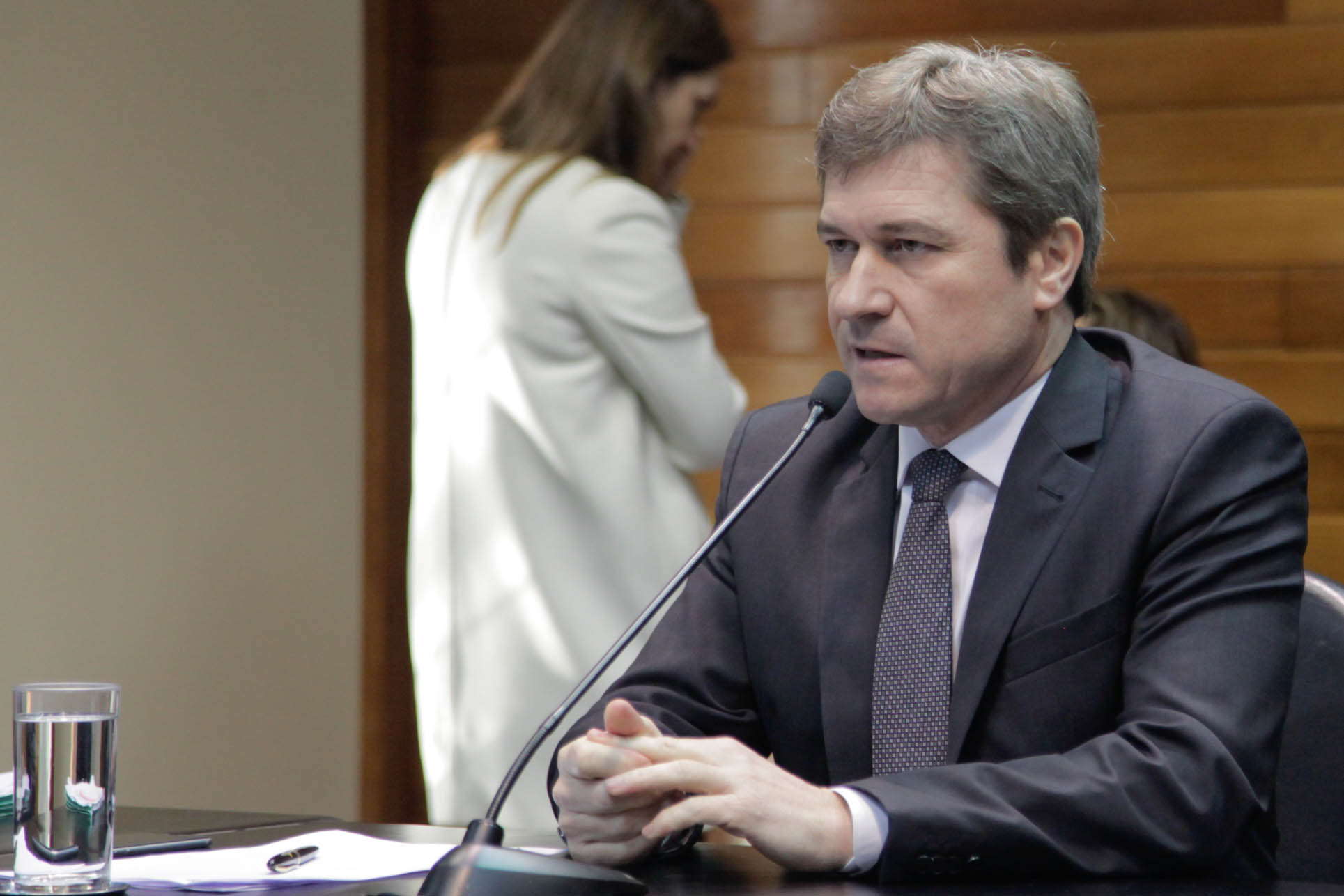 Deputado José Nei Ascari (PSD) em Reunião da Comissão de Constituição e Justiça.