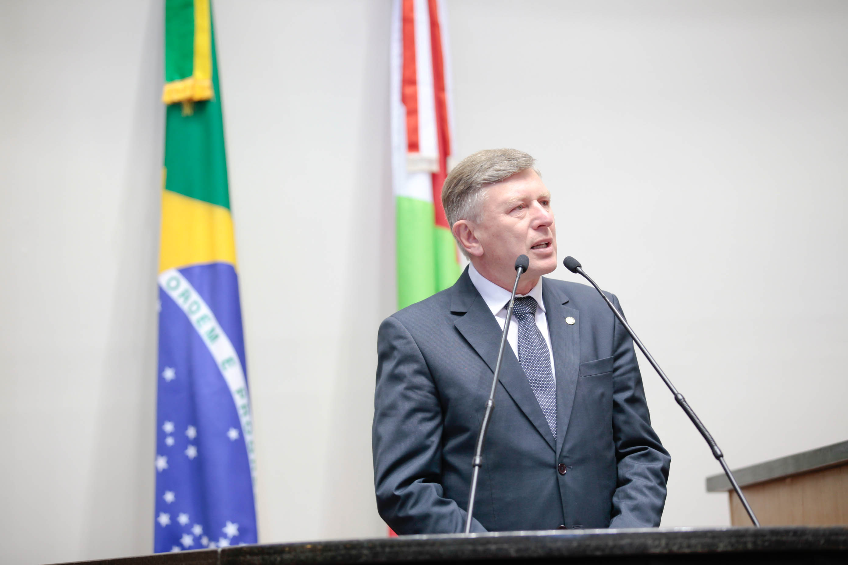 Deputado Milton Hobus (PSD) em Sessão Ordinária