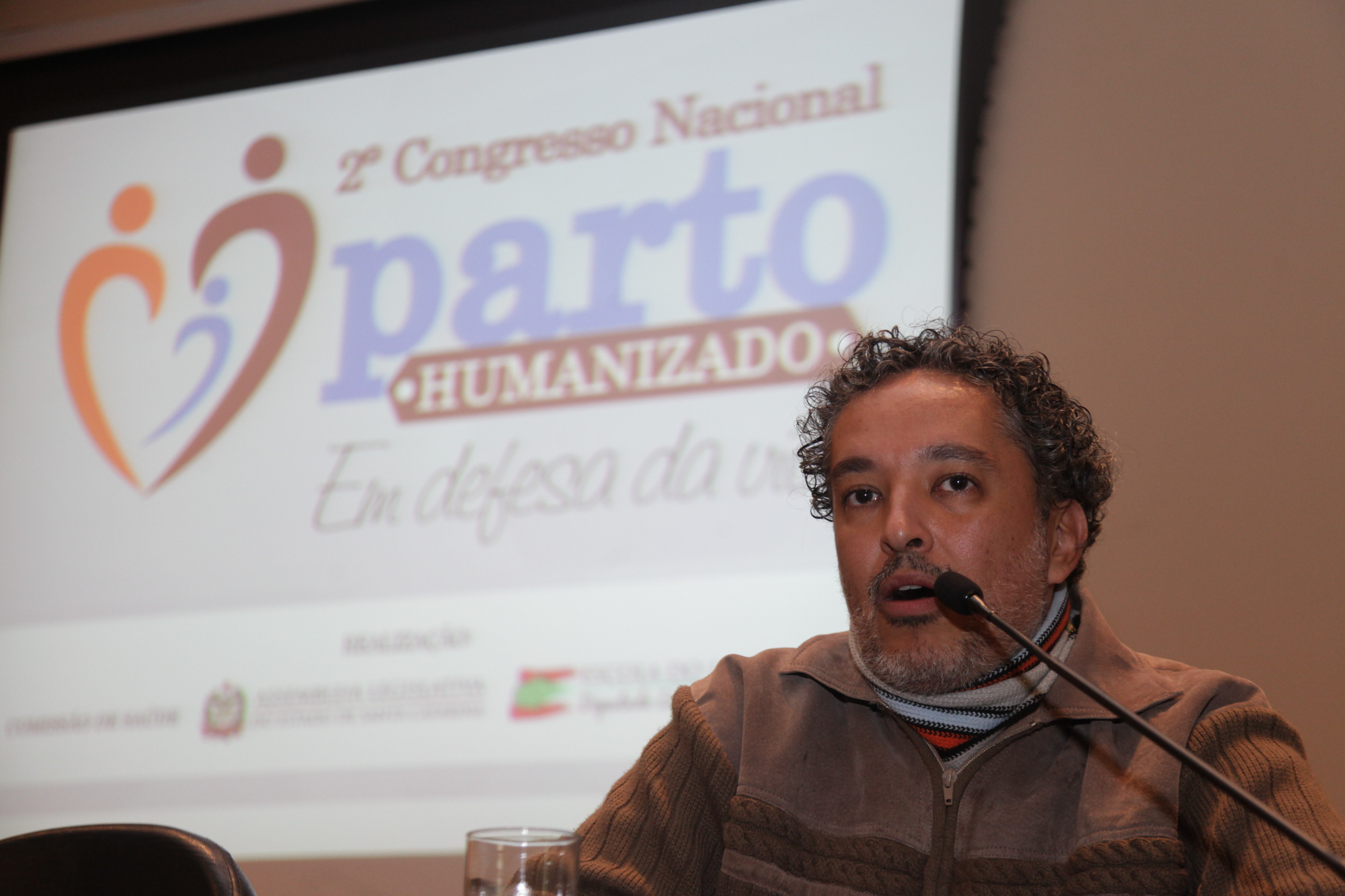Alexandre Coimbra Amaral. 2º Congresso Nacional do Parto Humanizado. Foto: Fábio Queiroz / Agência AL