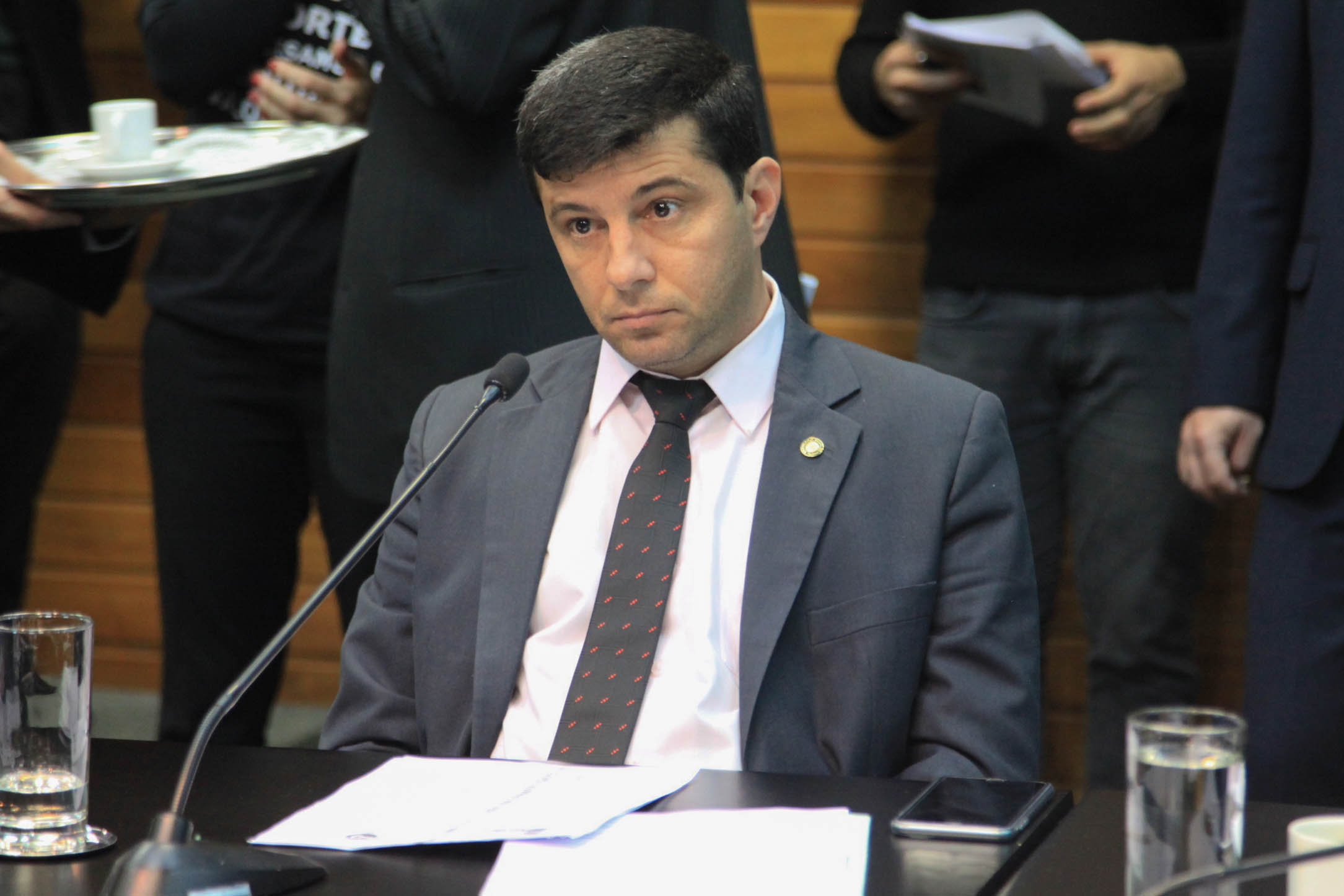 Deputado Fábio Flôr (PP) em Comissão de Constituição e Justiça