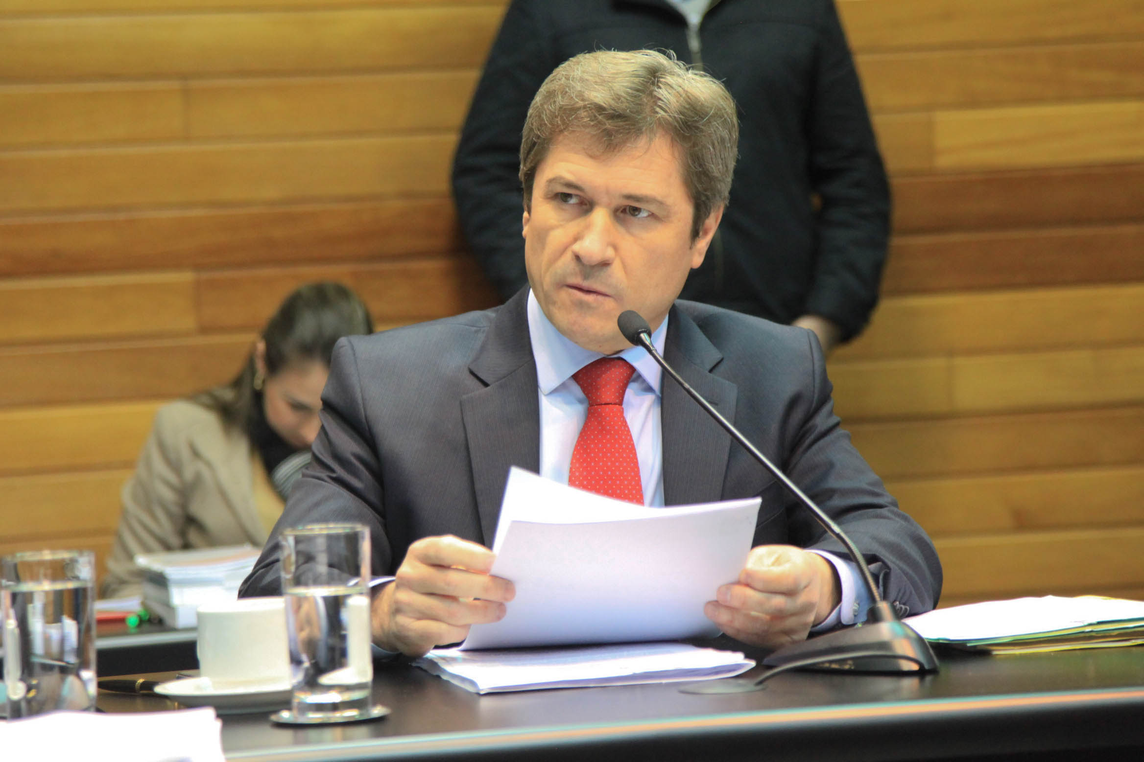 Deputado José Nei Ascari (PSD) em Comissão de Constituição e Justiça