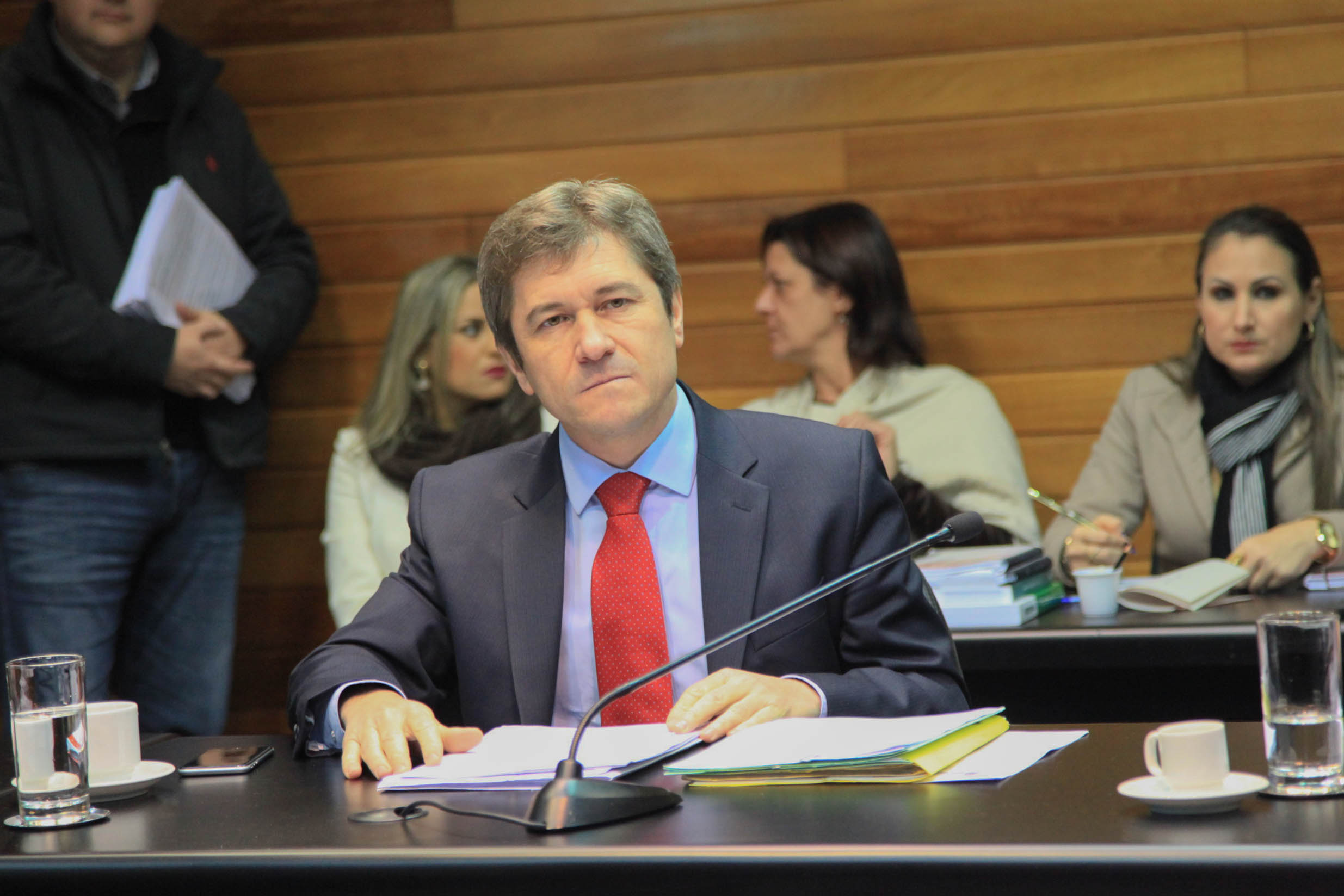 Deputado José Nei Ascari (PSD) em Comissão de Constituição e Justiça