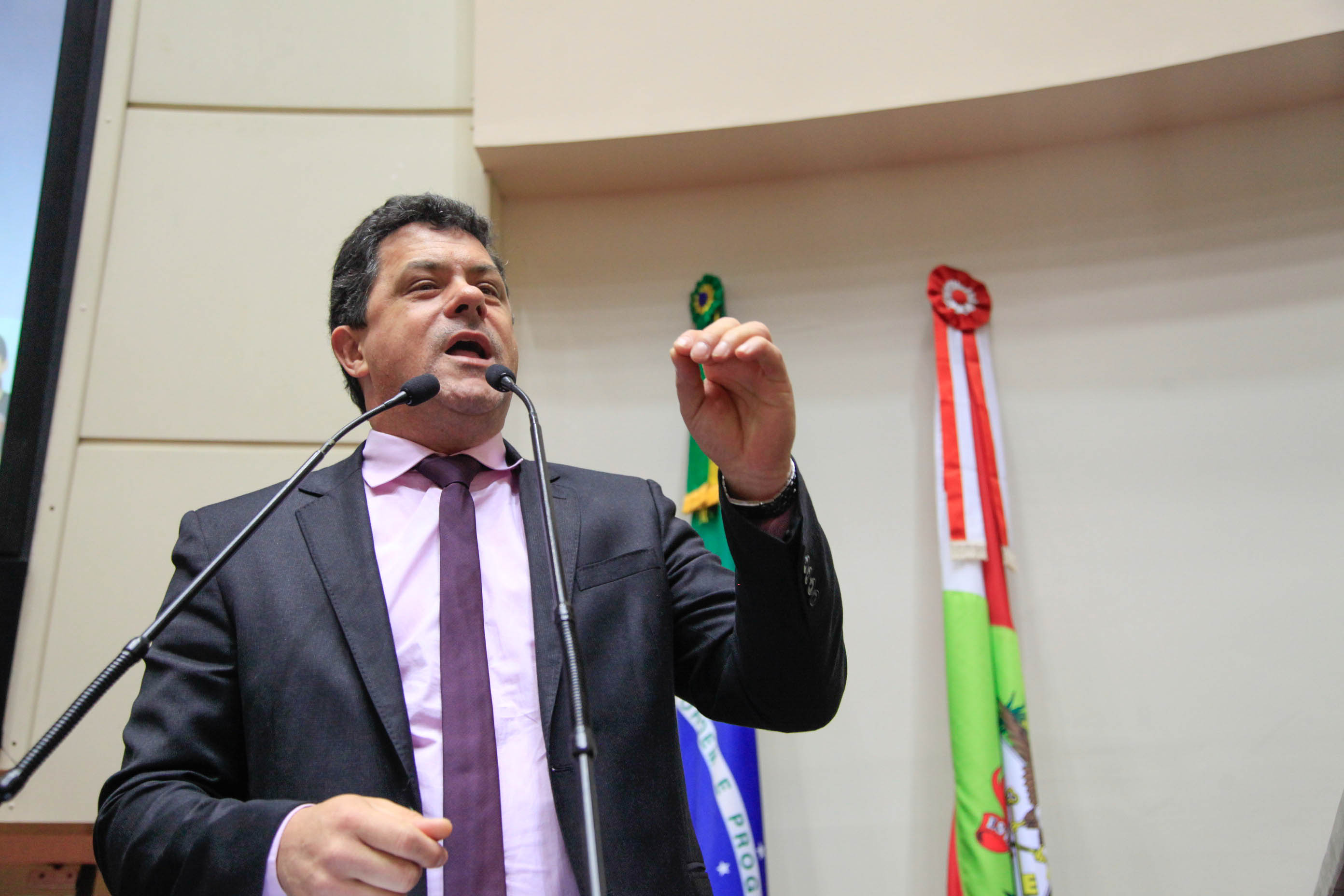 Deputado Ivan Naatz (PDT) em Sessão Ordinária