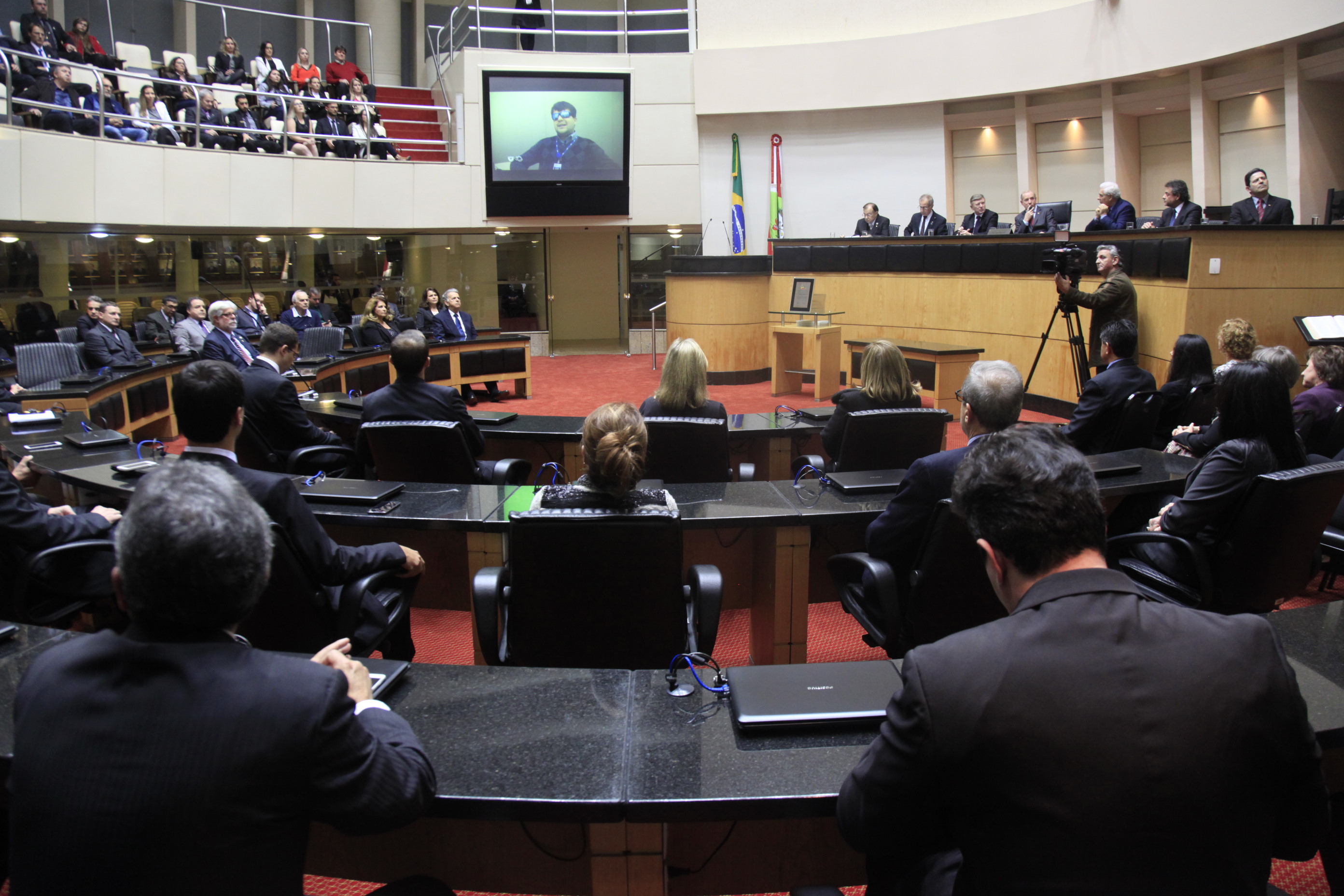 Sessão Especial em homenagem a Universidade do Alto Vale do Itajaí  UNIDAVI pela passagem dos seus 50 anos de fundação.