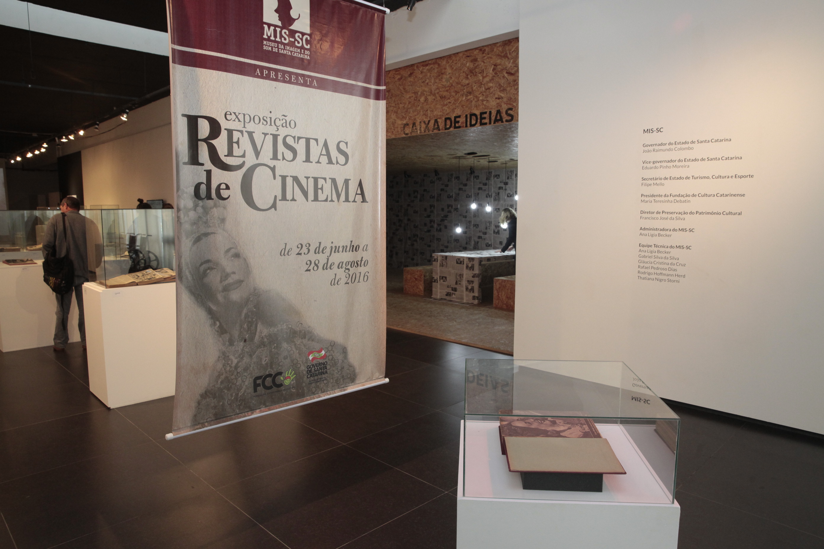 Exposição Revistas de Cinema - Museu da Imagem e do Som de Santa Catarina (MIS/SC).