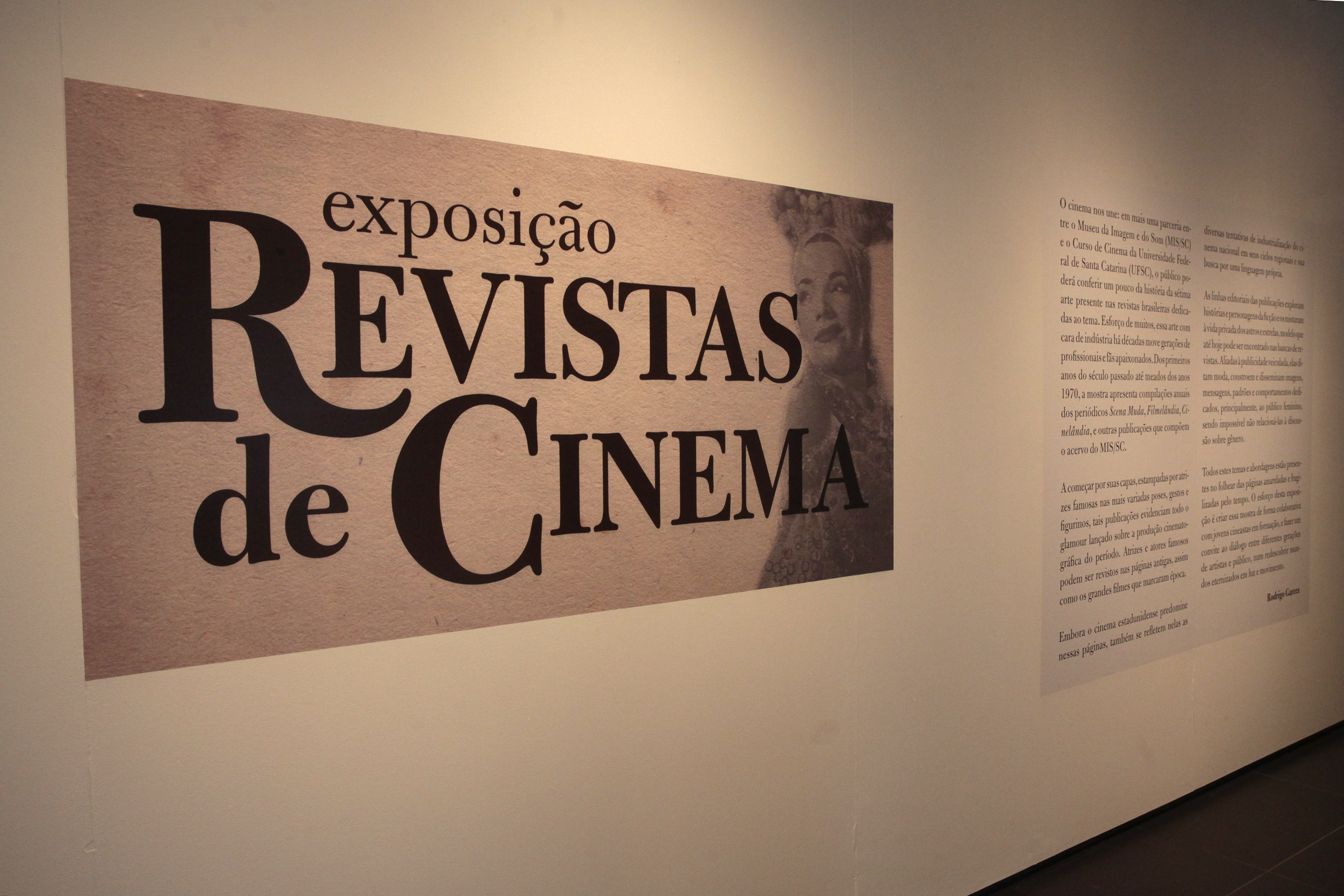 Exposição Revistas de Cinema