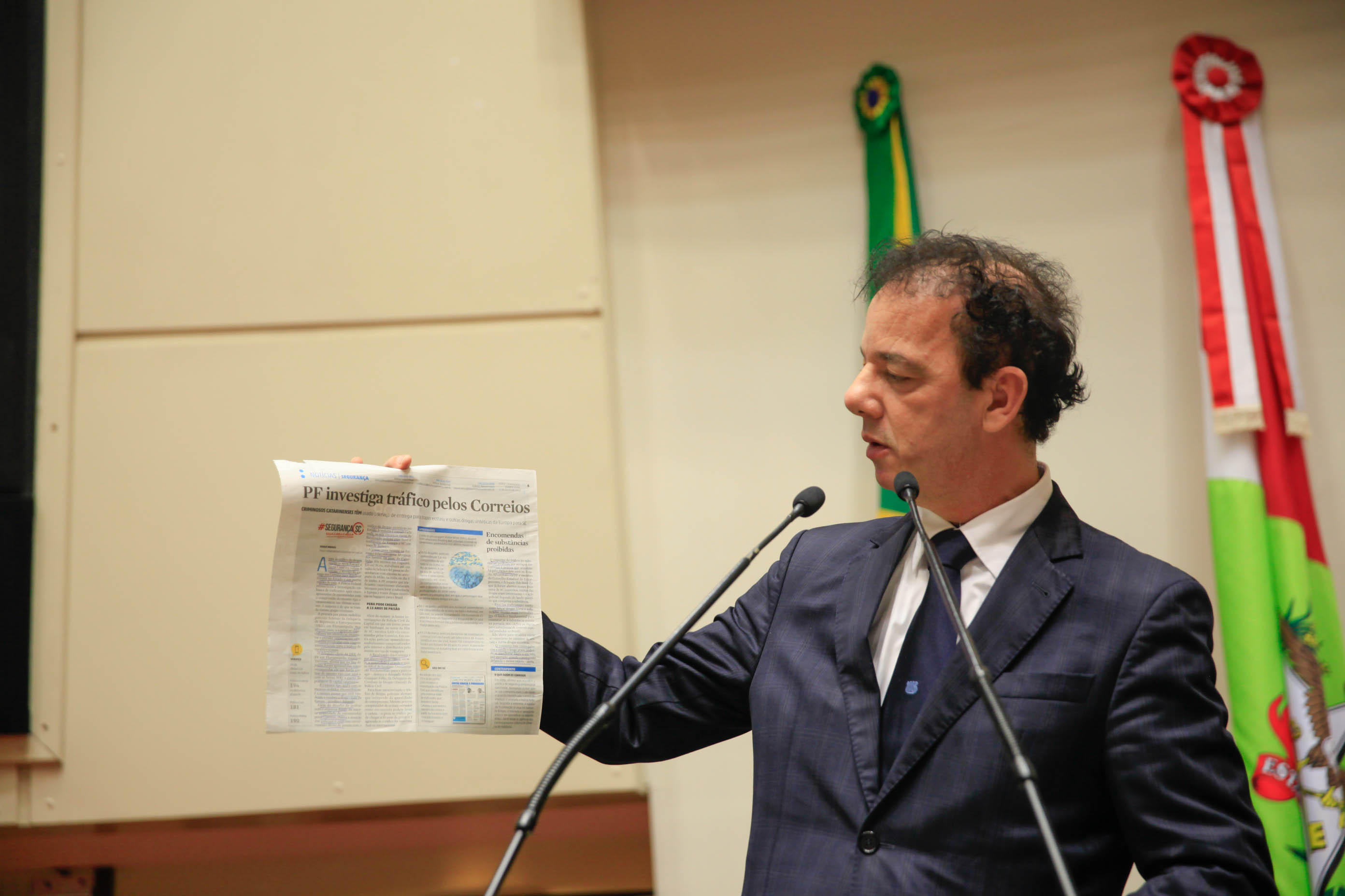 Deputado Ismael dos Santos (PSD) em Sessão Ordinária