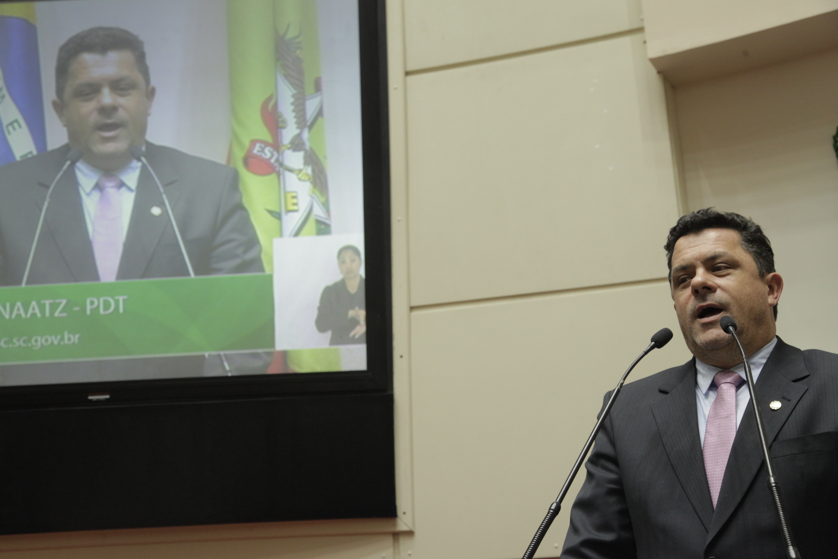 Sessão Ordinária. Deputado Ivan Naatz (PDT).